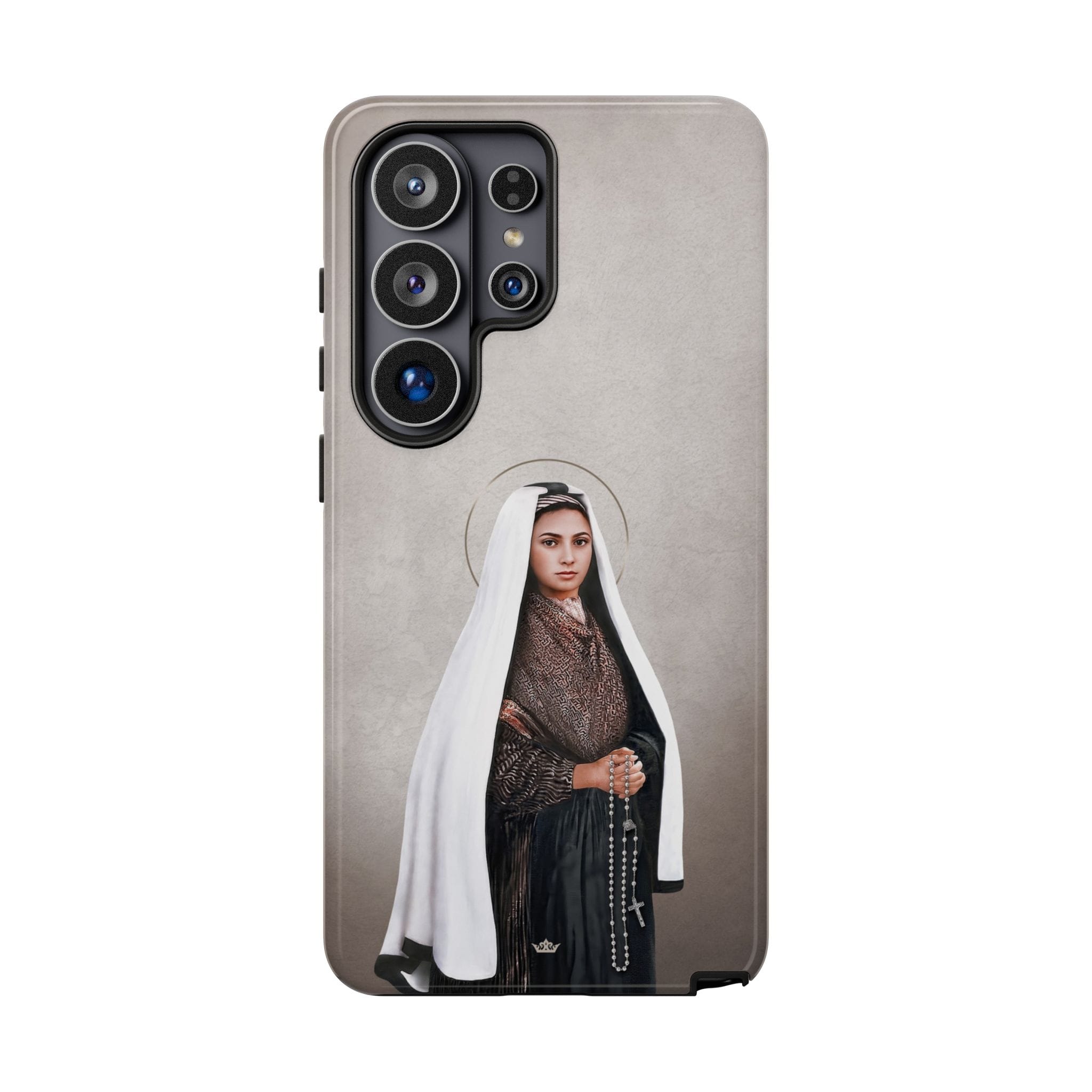 St. Bernadette Hard Phone Case (Light) Copyright VENXARA
