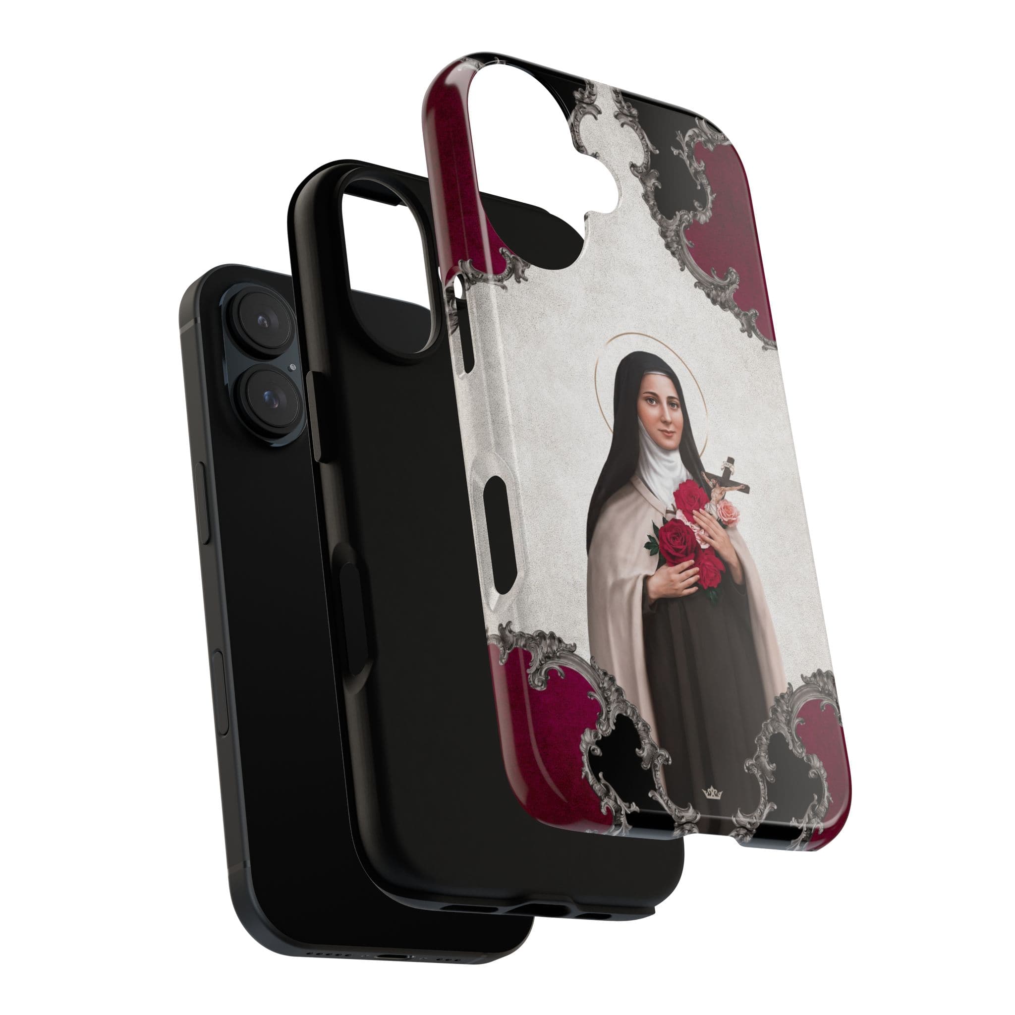 St. Therese of Lisieux Hard Phone Case (Baroque) Copyright VENXARA