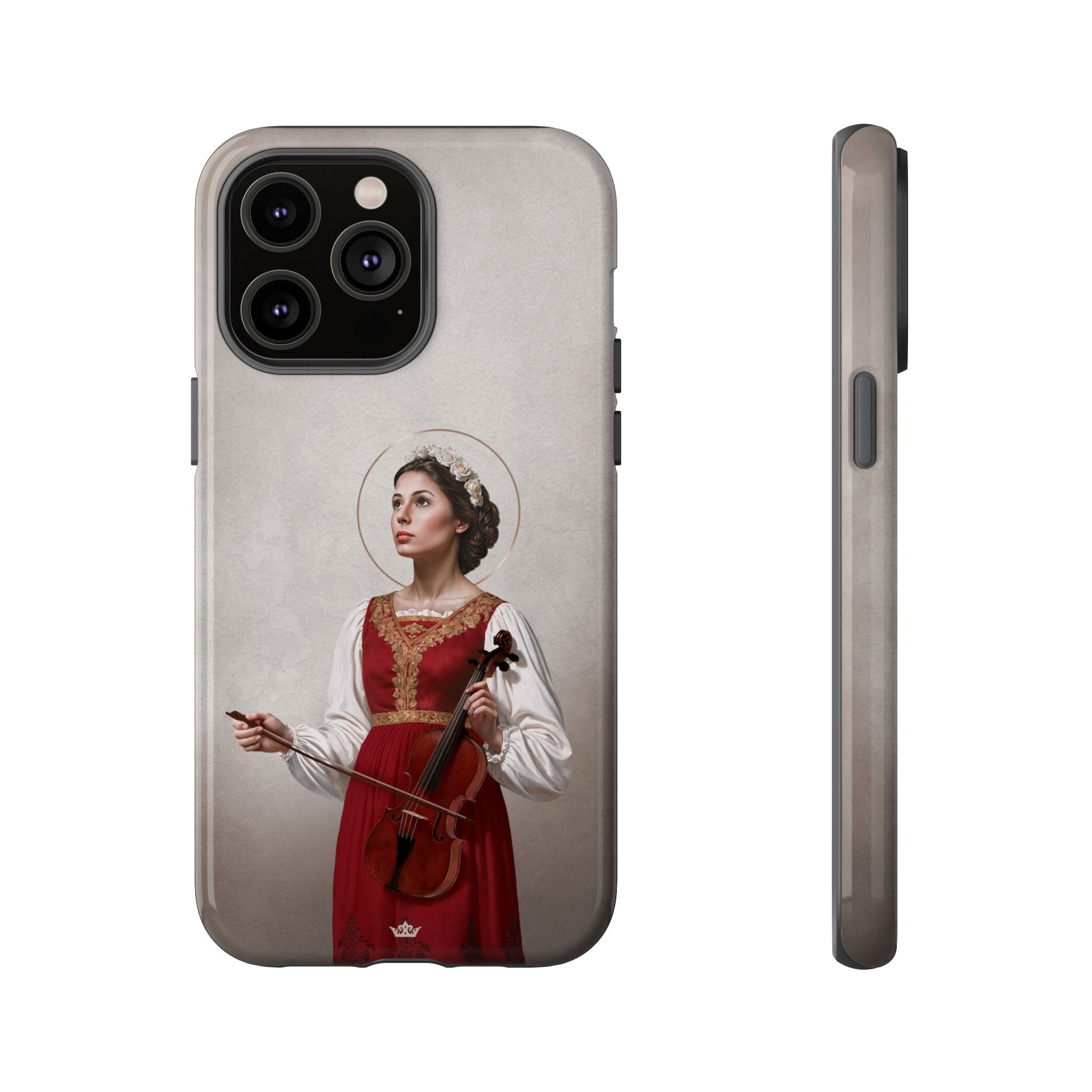 St. Cecilia Hard Phone Case (Light) Copyright VENXARA