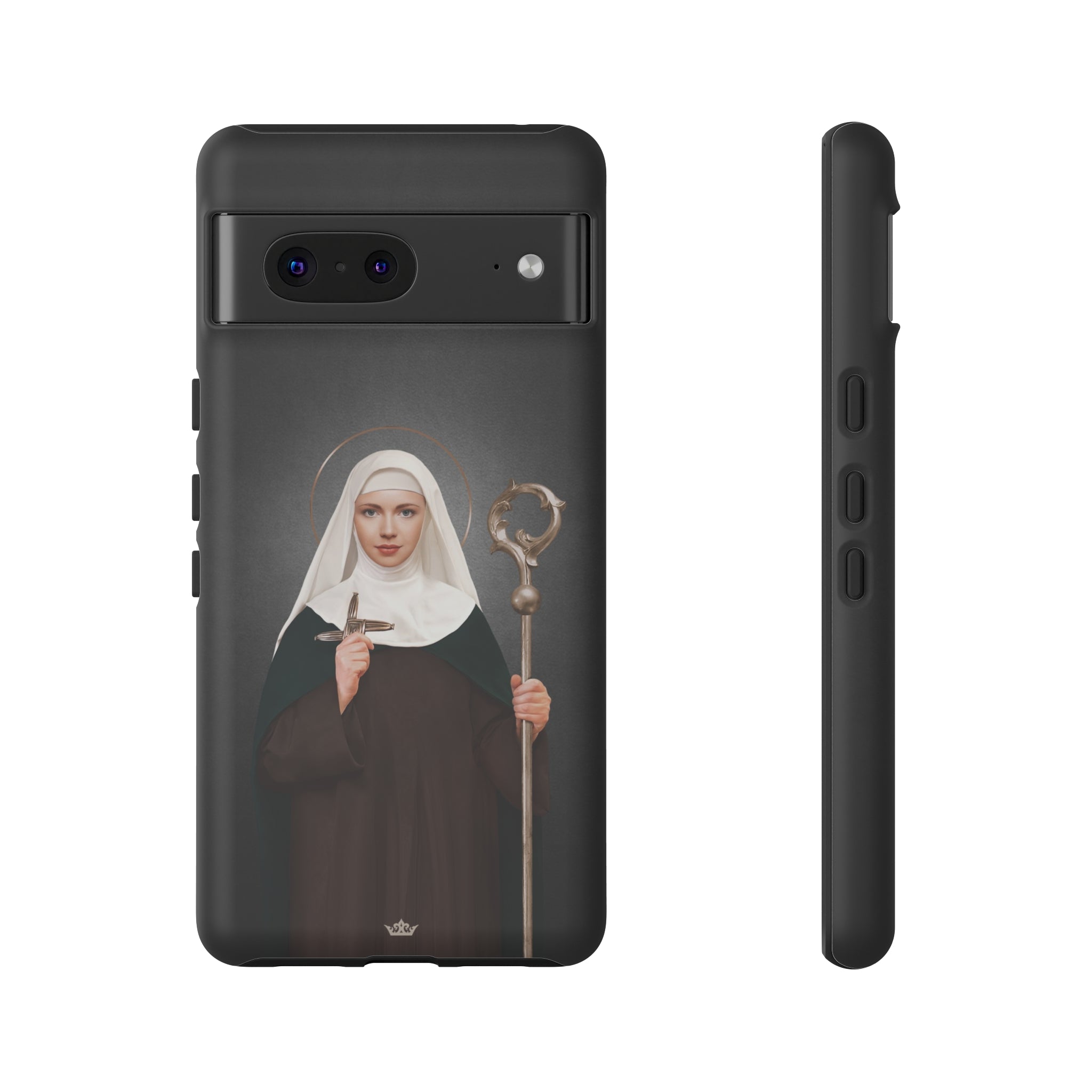 St. Brigid of Ireland Hard Phone Case (Dark)