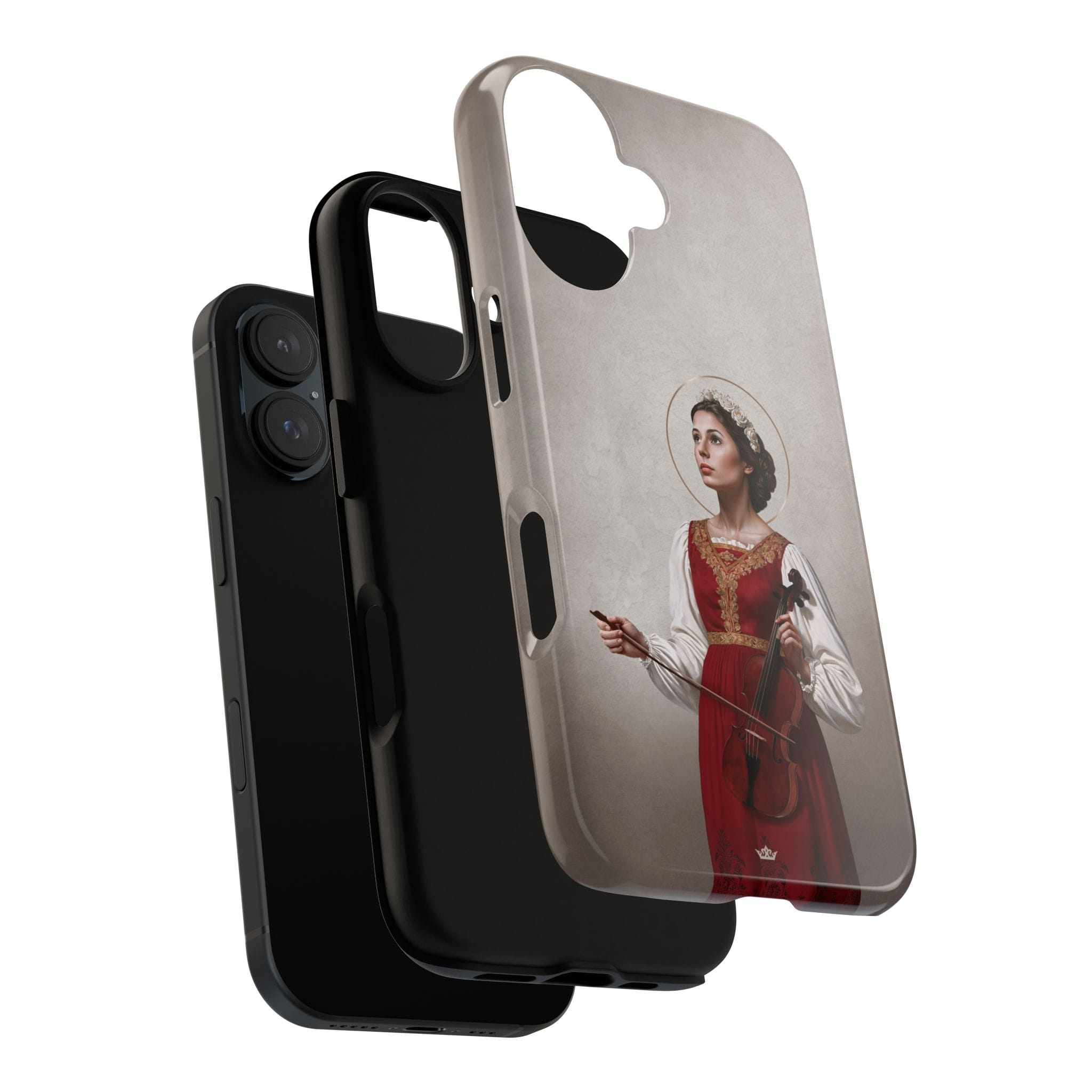 St. Cecilia Hard Phone Case (Light) Copyright VENXARA