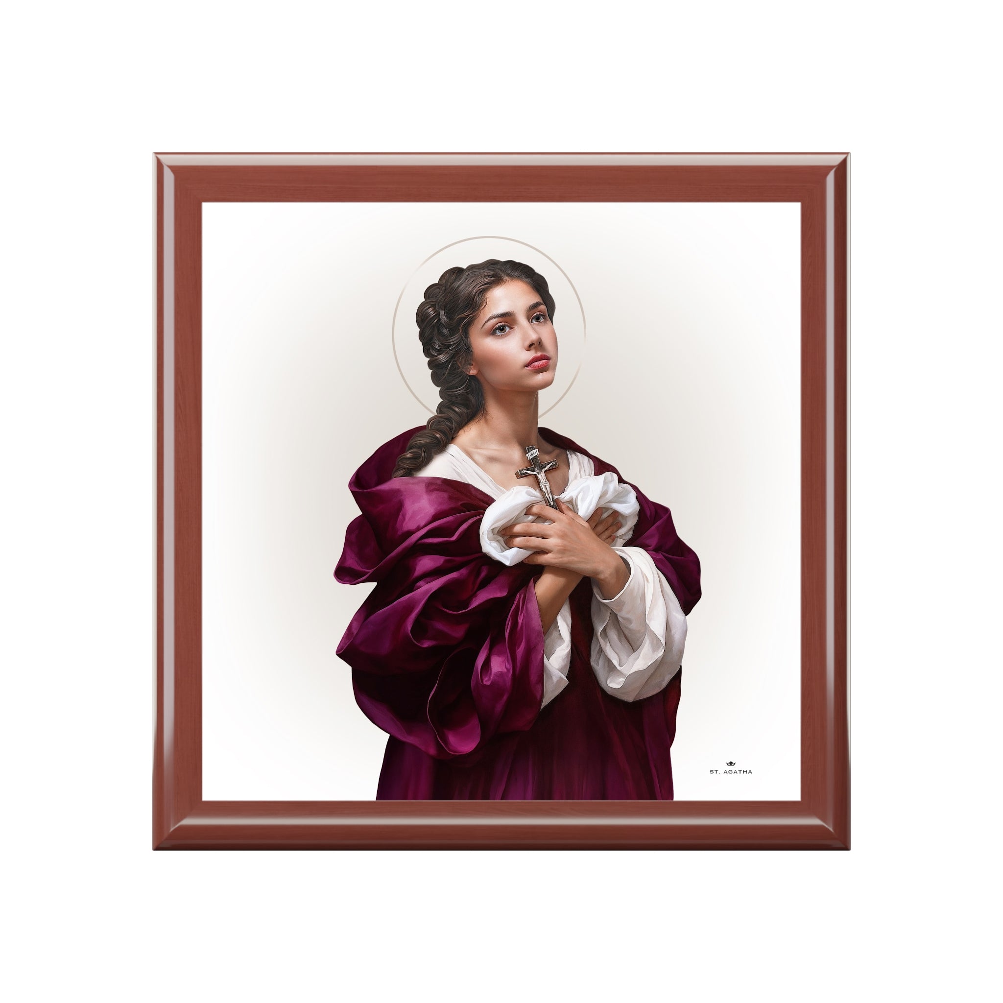 St. Agatha Keepsake Box