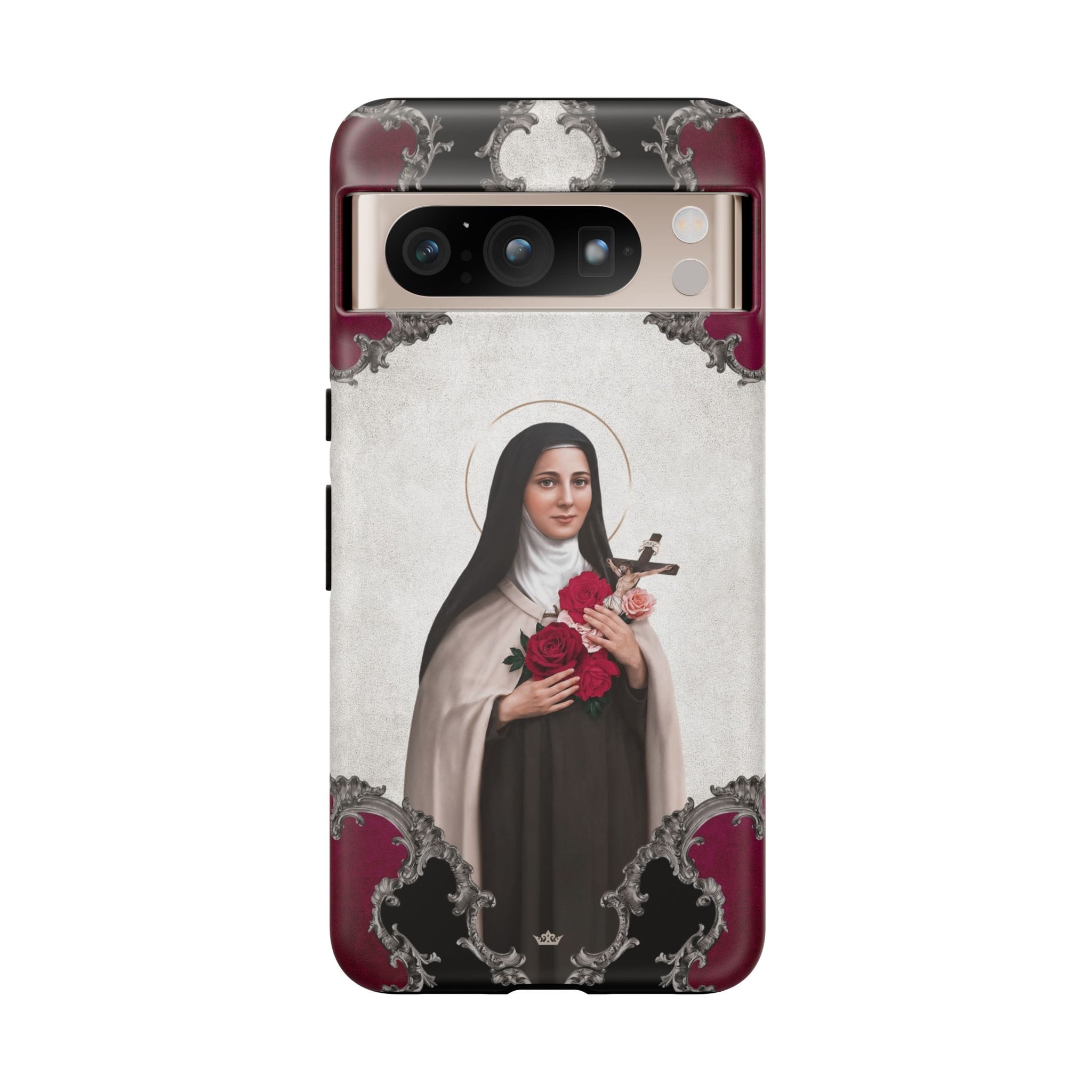 St. Therese of Lisieux Hard Phone Case (Baroque) Copyright VENXARA