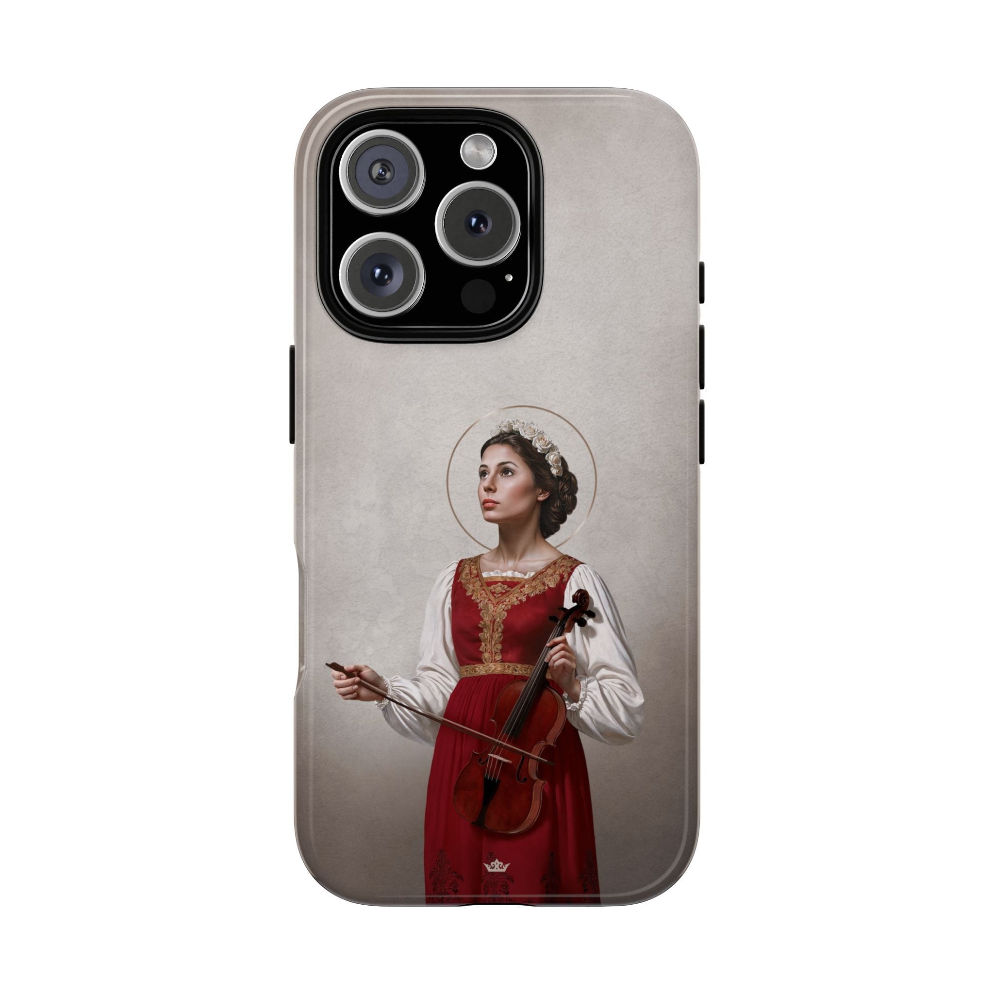 St. Cecilia Hard Phone Case (Light) Copyright VENXARA