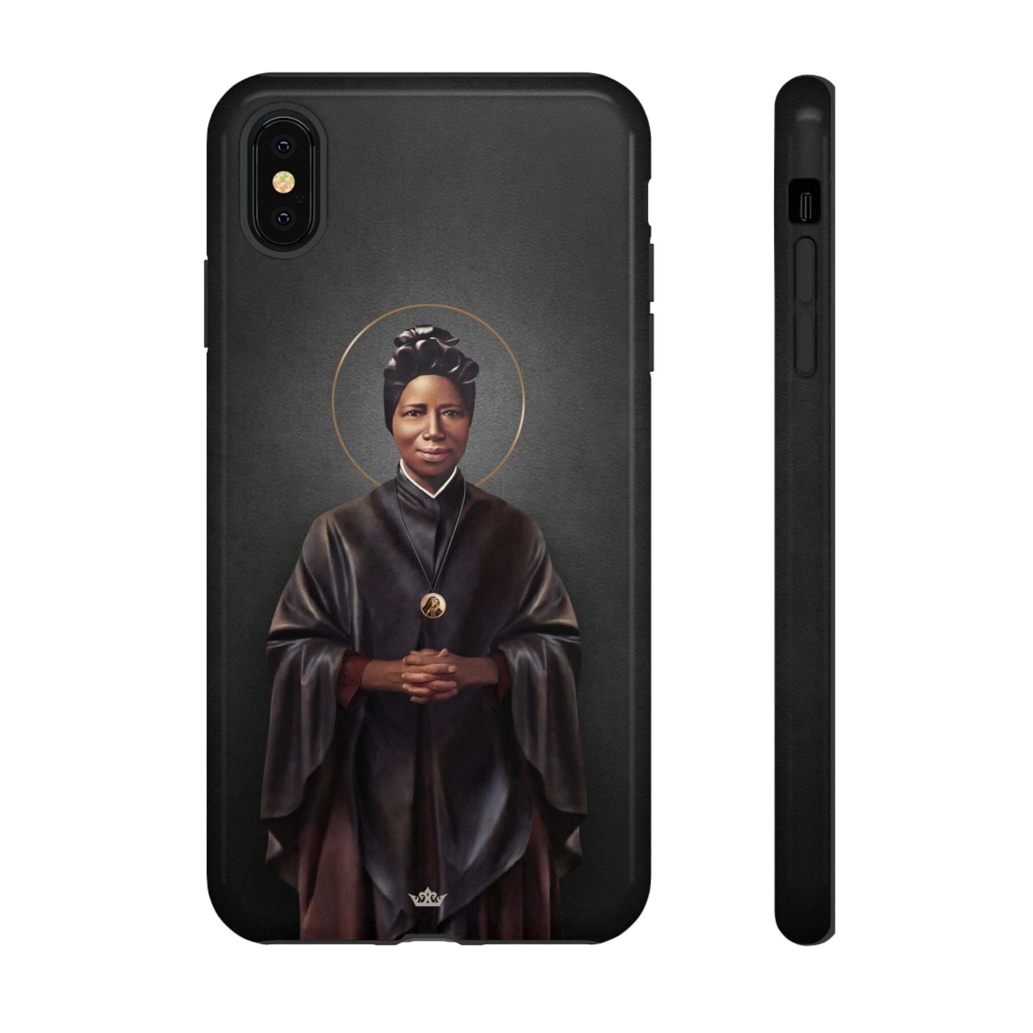 St. Josephine Bakhita Hard Phone Case (Dark)