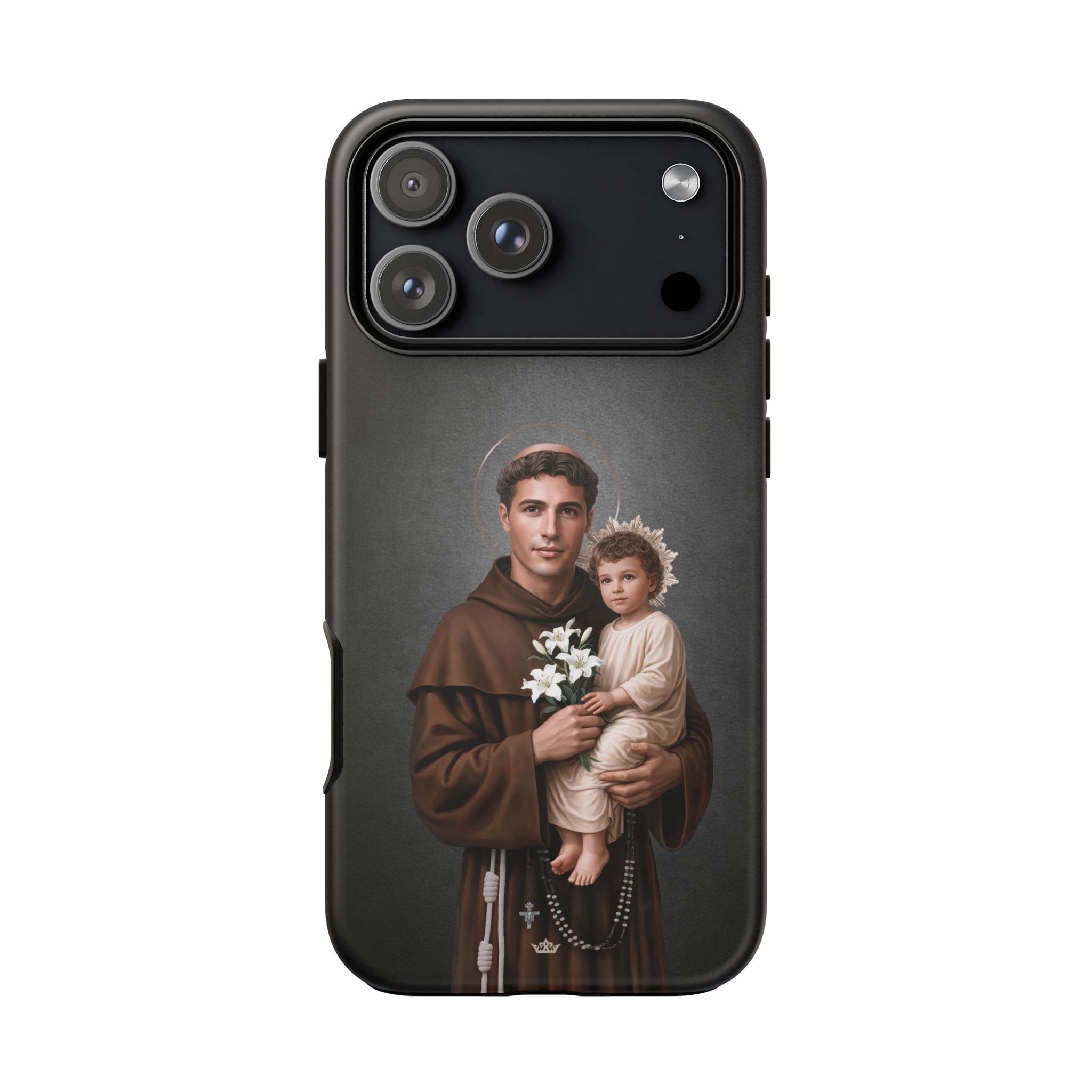 St. Anthony of Padua Hard Phone Case (Dark) Copyright VENXARA