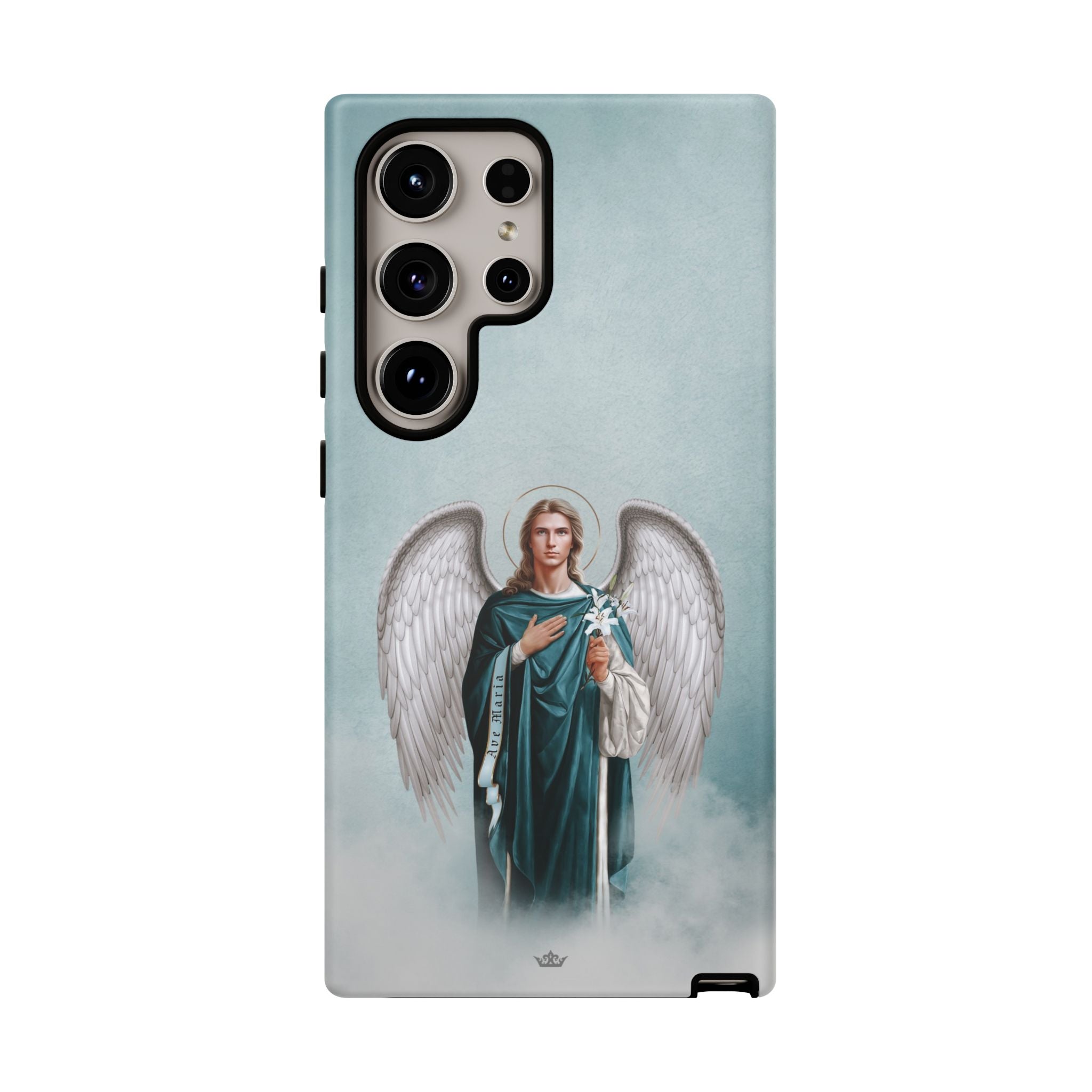 St. Gabriel the Archangel Hard Phone Case (Blue)