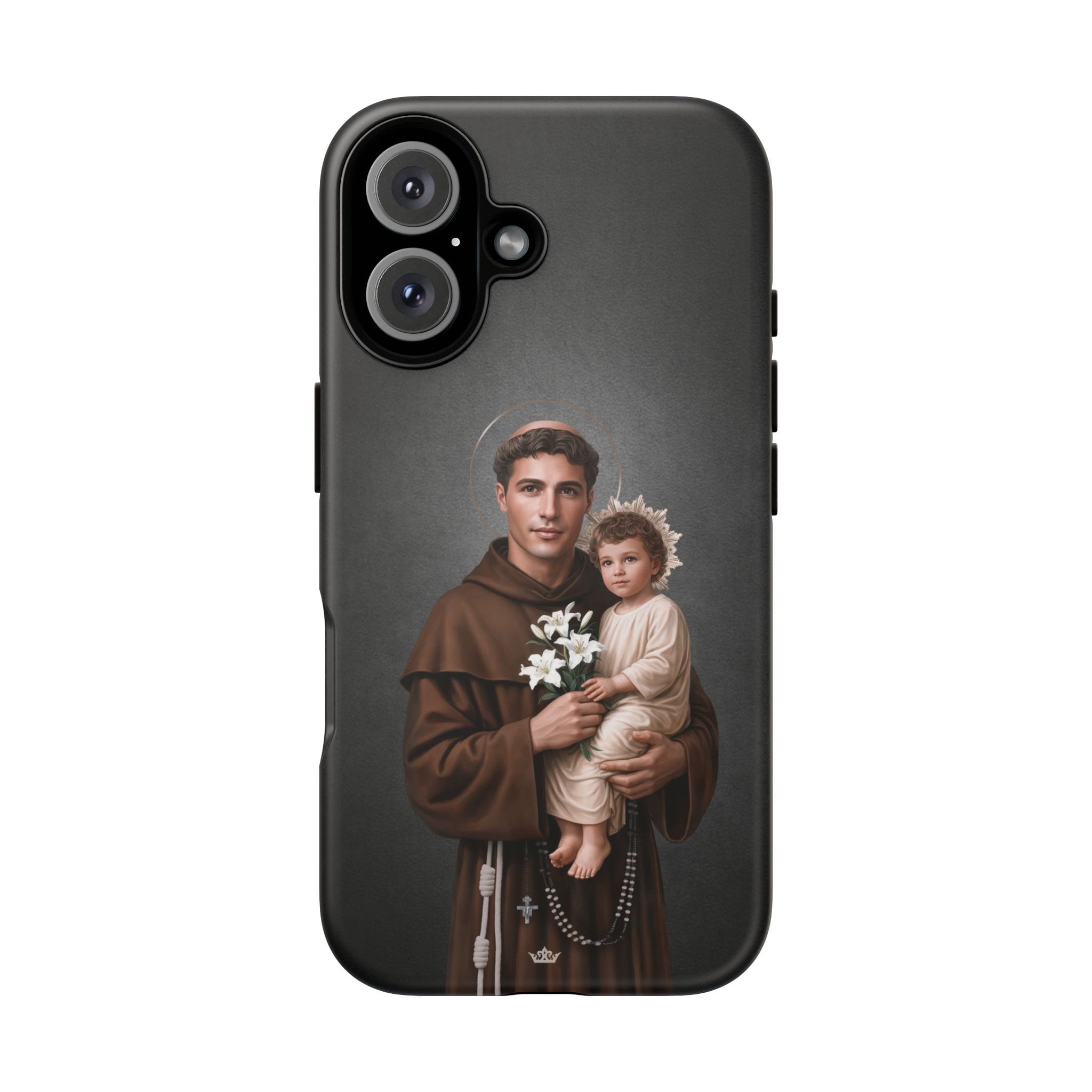 St. Anthony of Padua Hard Phone Case (Dark) Copyright VENXARA