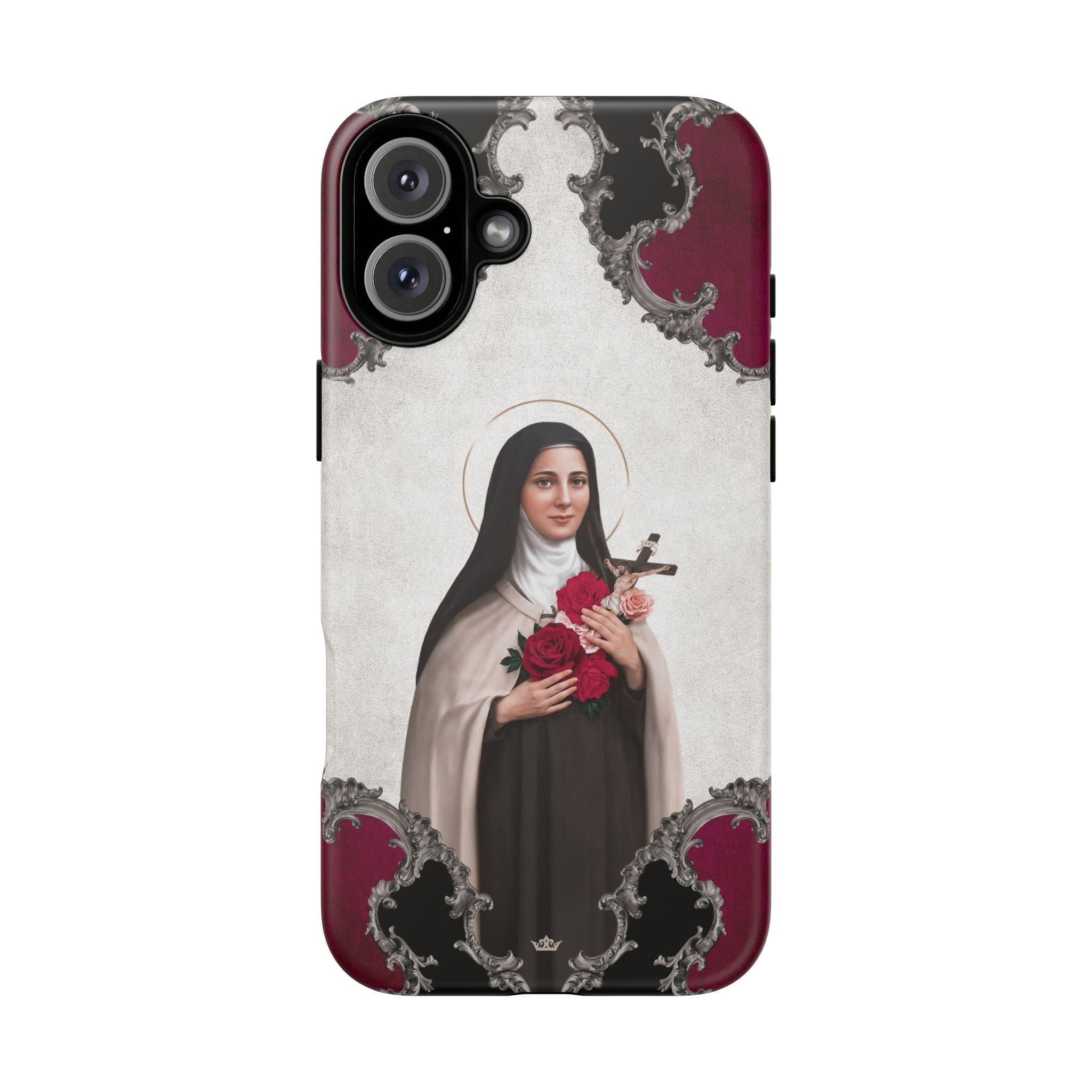 St. Therese of Lisieux Hard Phone Case (Baroque) Copyright VENXARA