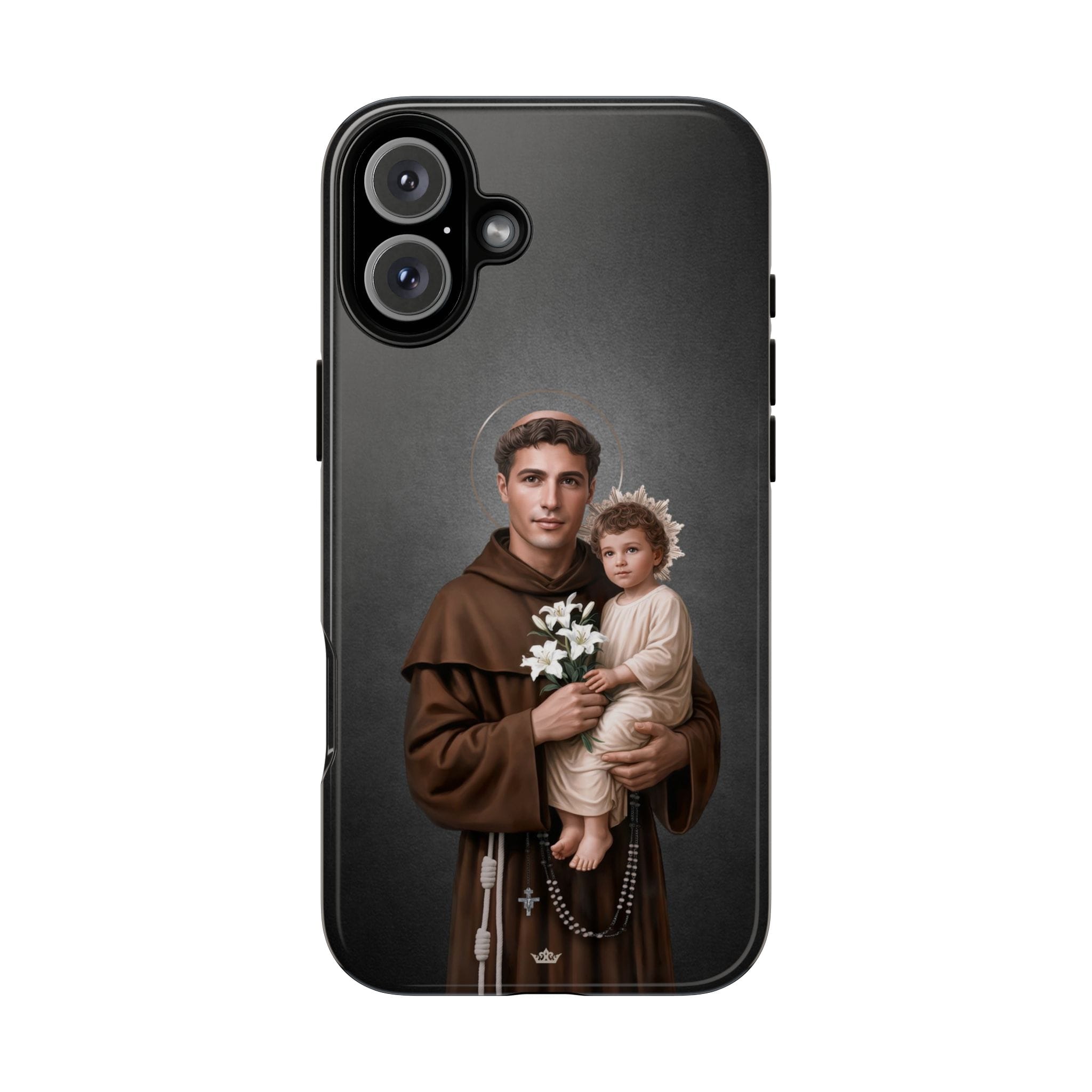St. Anthony of Padua Hard Phone Case (Dark) Copyright VENXARA