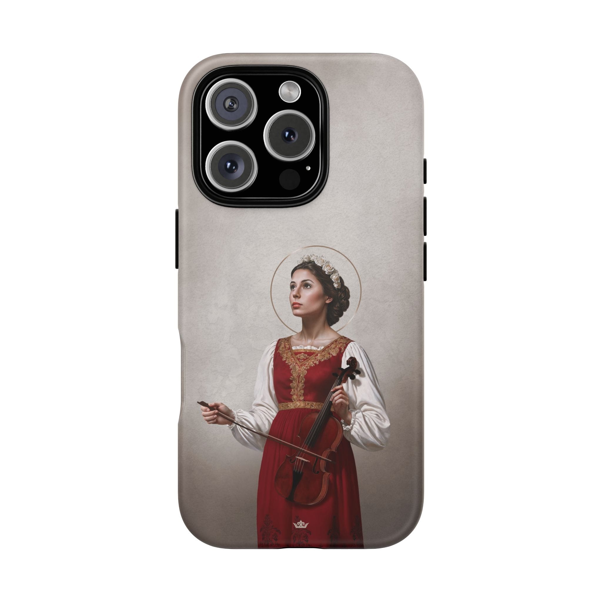 St. Cecilia Hard Phone Case (Light) Copyright VENXARA