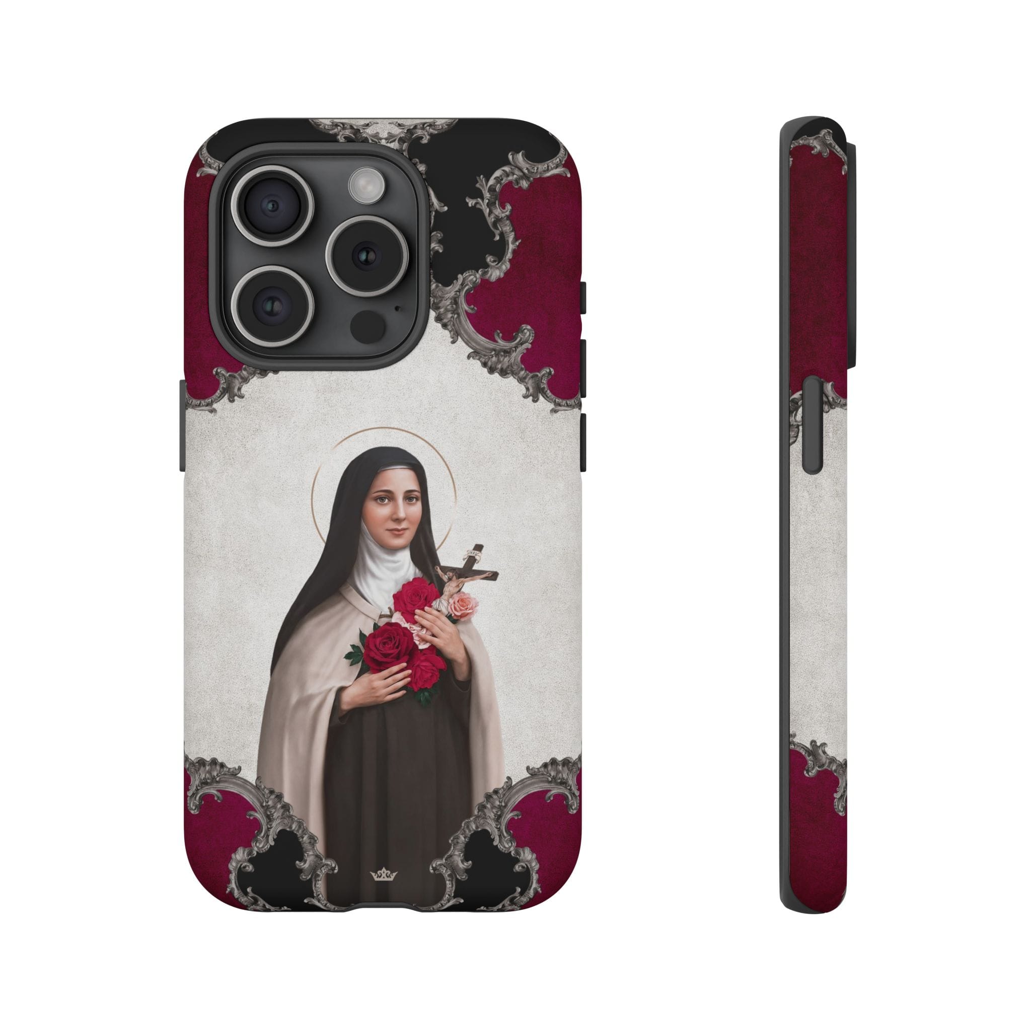 St. Therese of Lisieux Hard Phone Case (Baroque) Copyright VENXARA