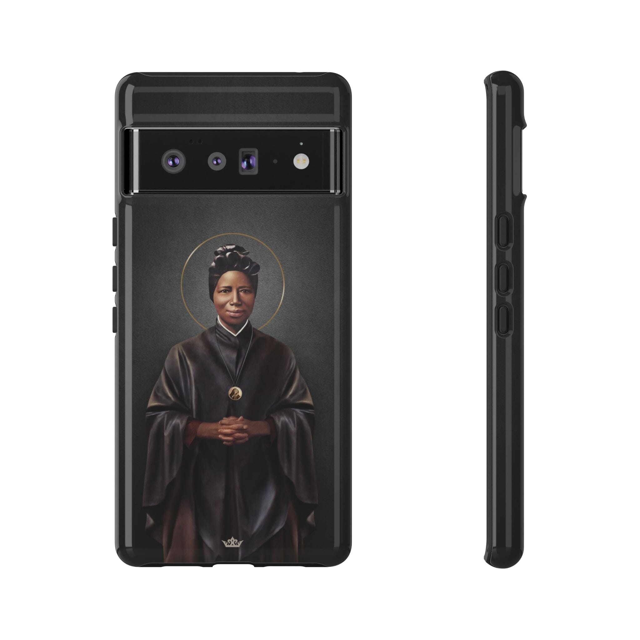 St. Josephine Bakhita Hard Phone Case (Dark)