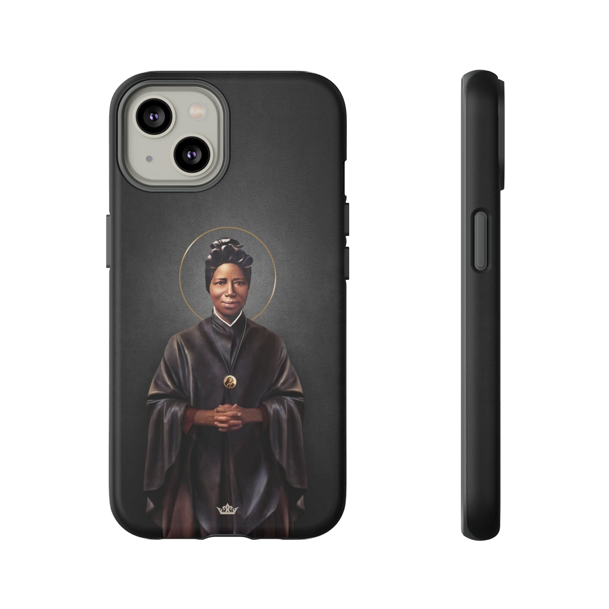 St. Josephine Bakhita Hard Phone Case (Dark)