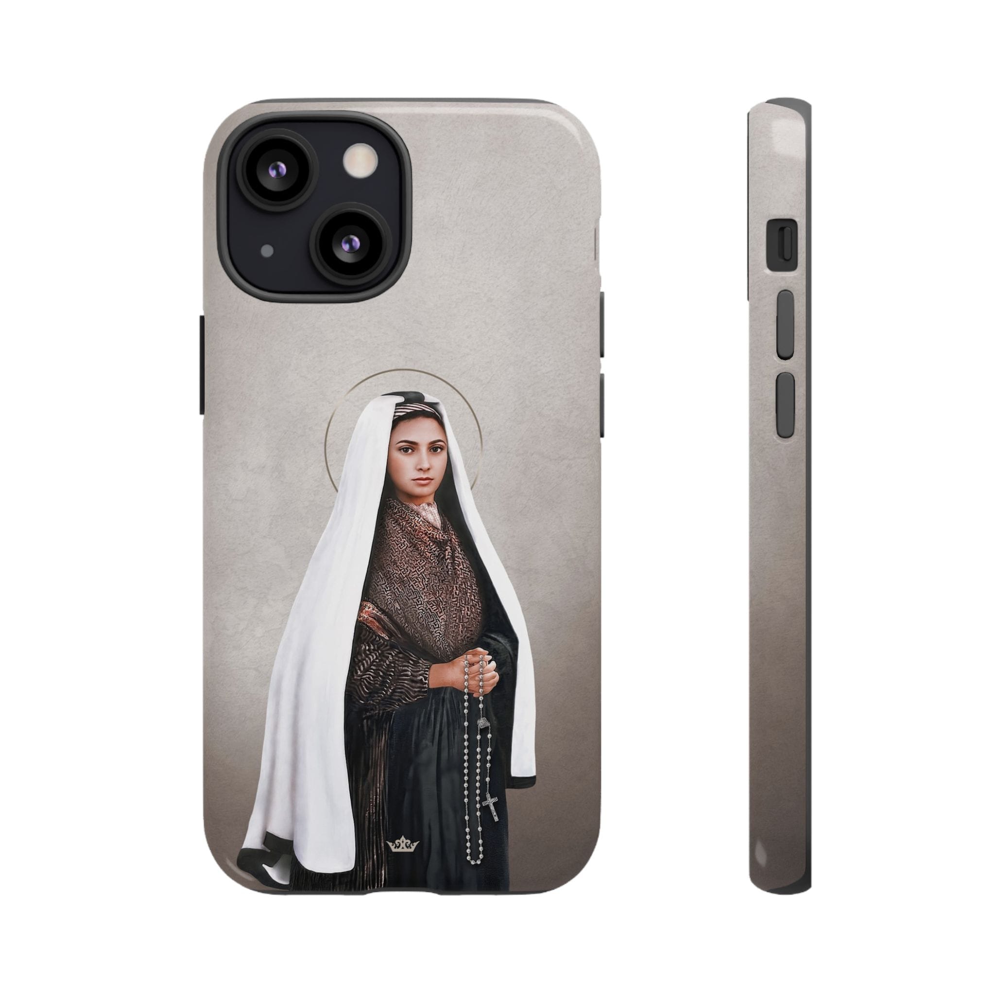 St. Bernadette Hard Phone Case (Light) Copyright VENXARA