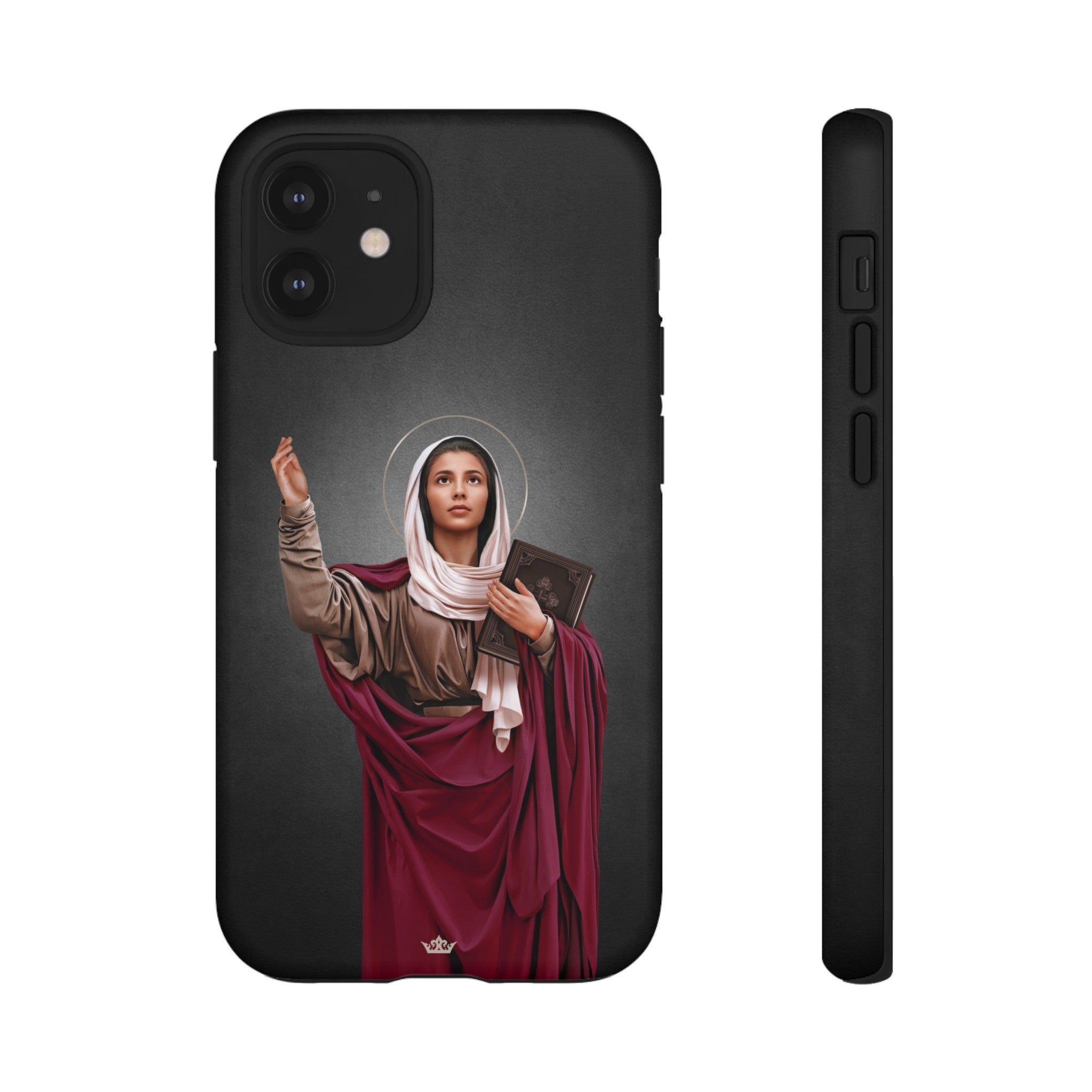 St. Monica Hard Phone Case (Dark)