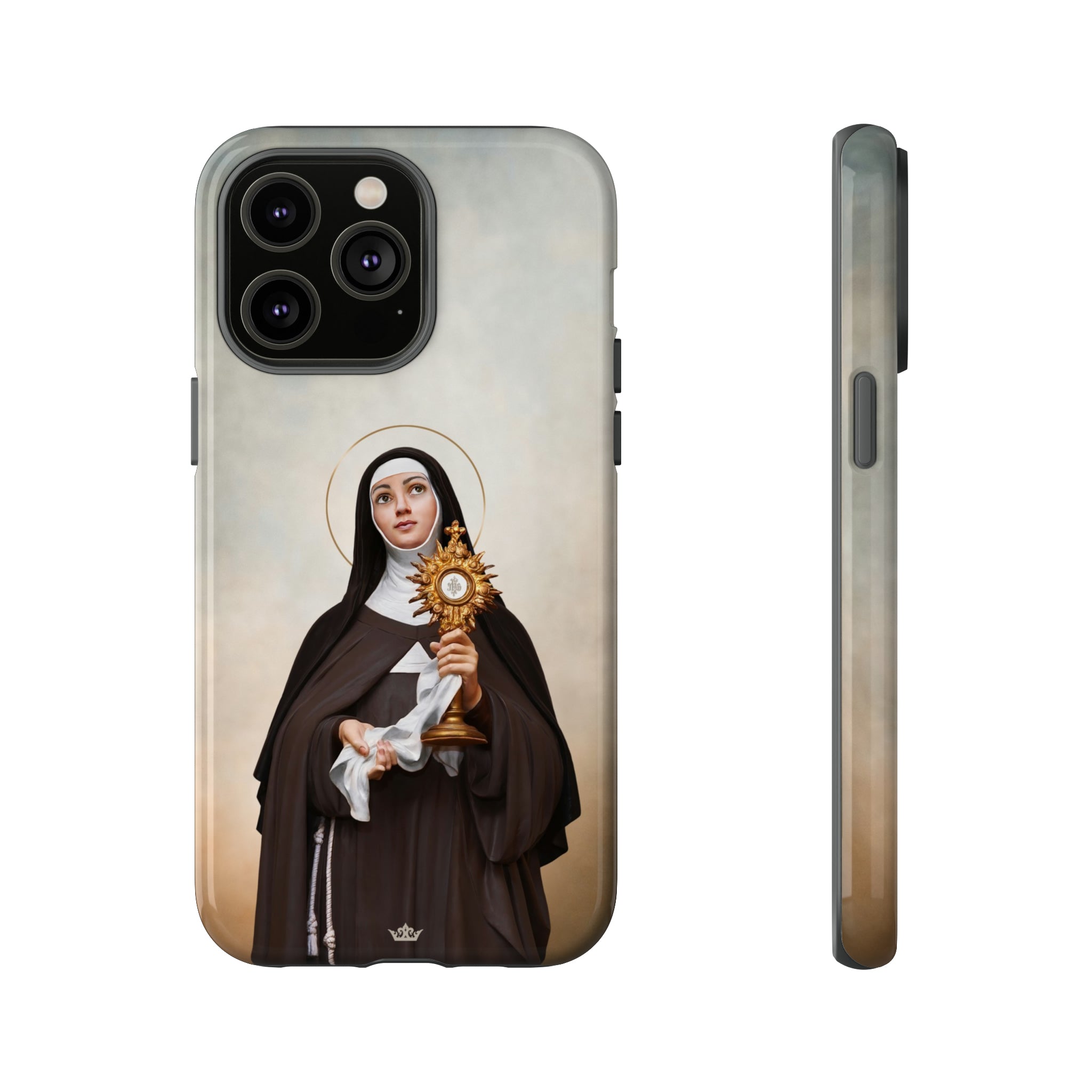 St. Clare of Assisi Hard Phone Case (Light)
