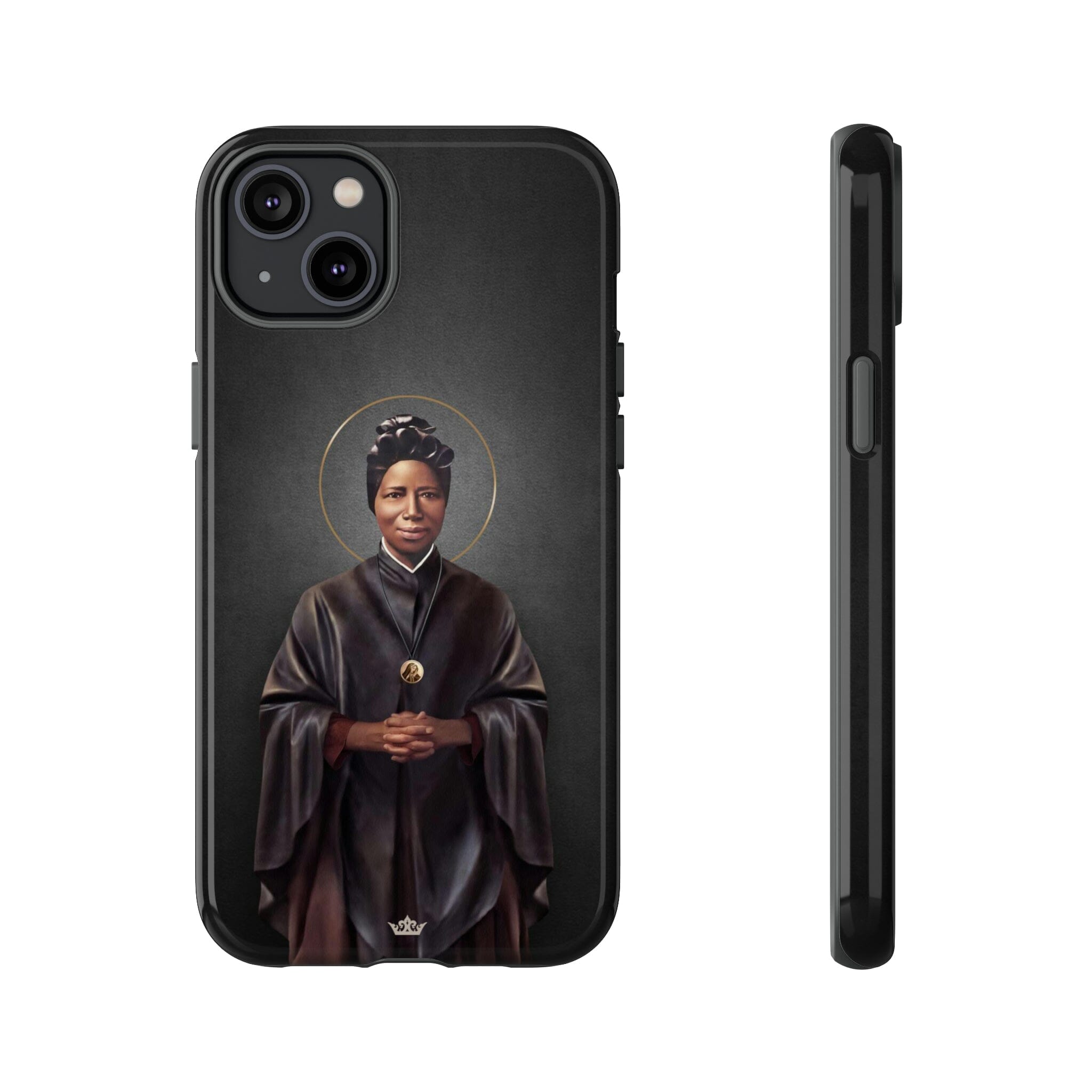 St. Josephine Bakhita Hard Phone Case (Dark)