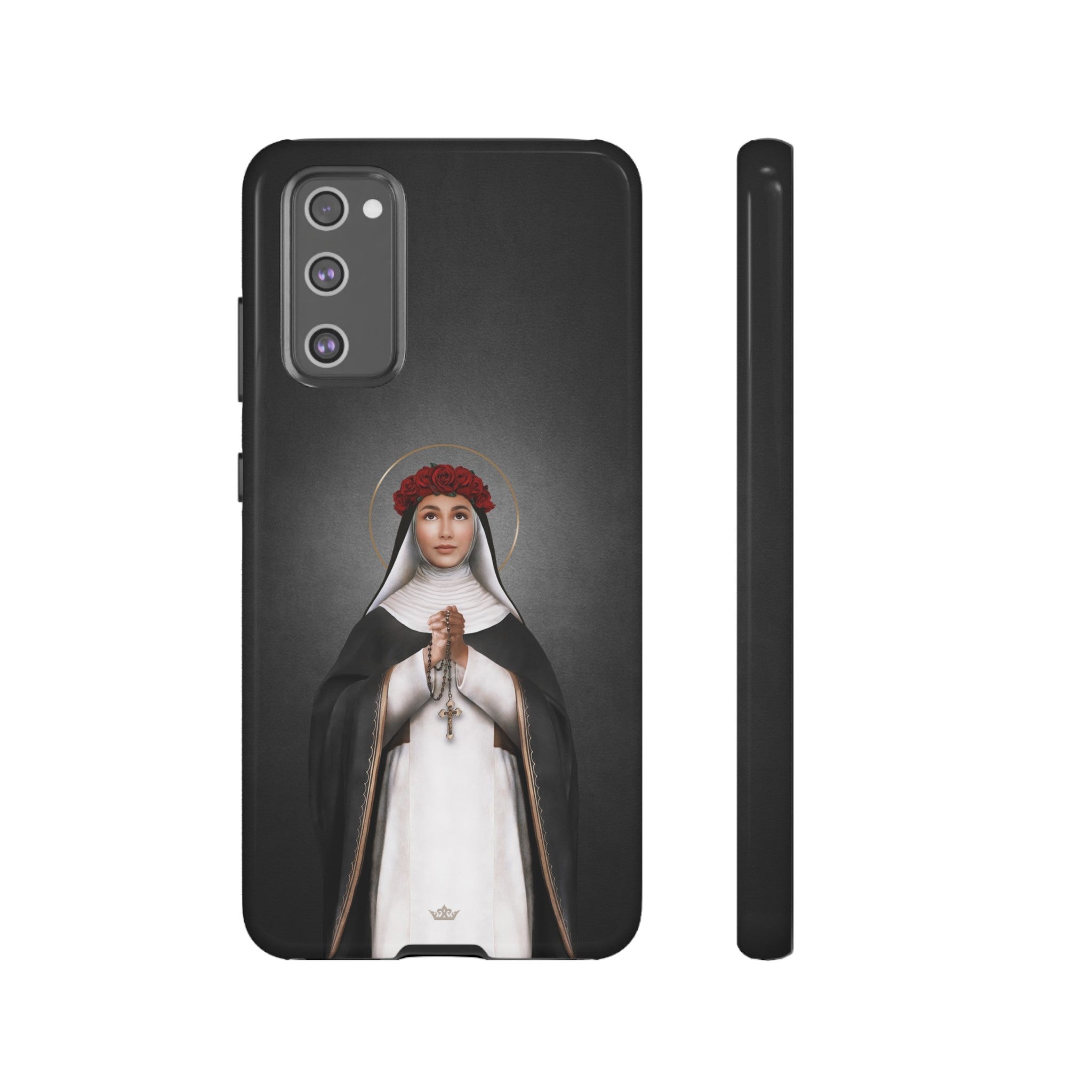 St. Rose of Lima Hard Phone Case (Dark)