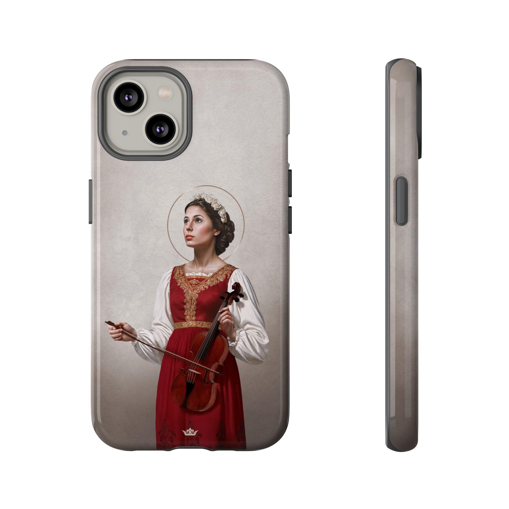St. Cecilia Hard Phone Case (Light) Copyright VENXARA