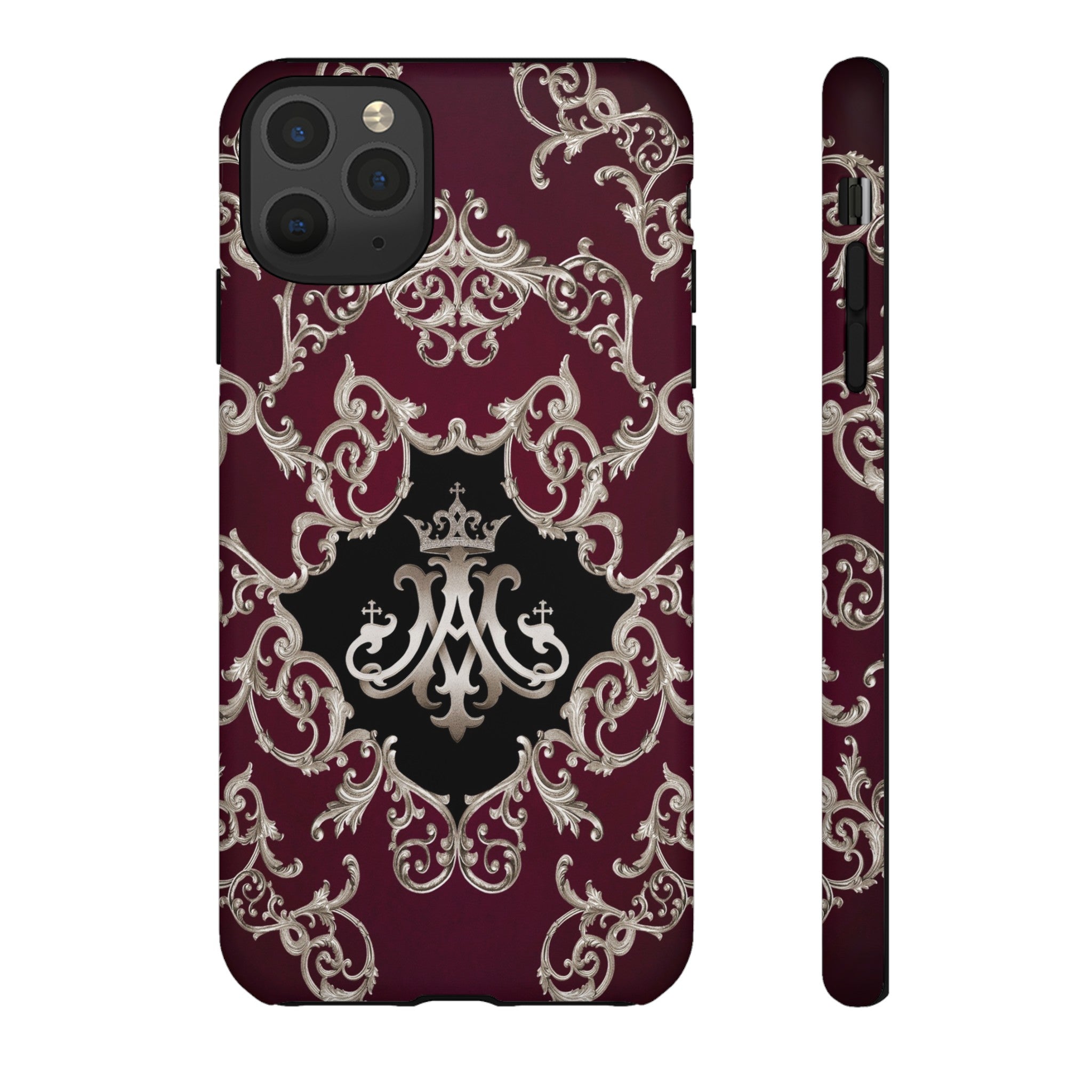 Ave Maria Hard Phone Case (Baroque Mahogany)