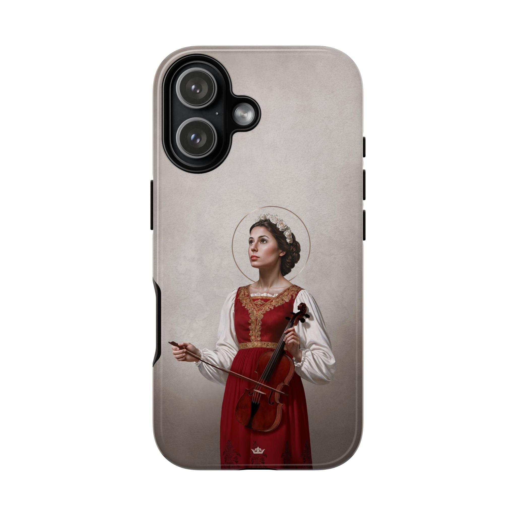 St. Cecilia Hard Phone Case (Light) Copyright VENXARA