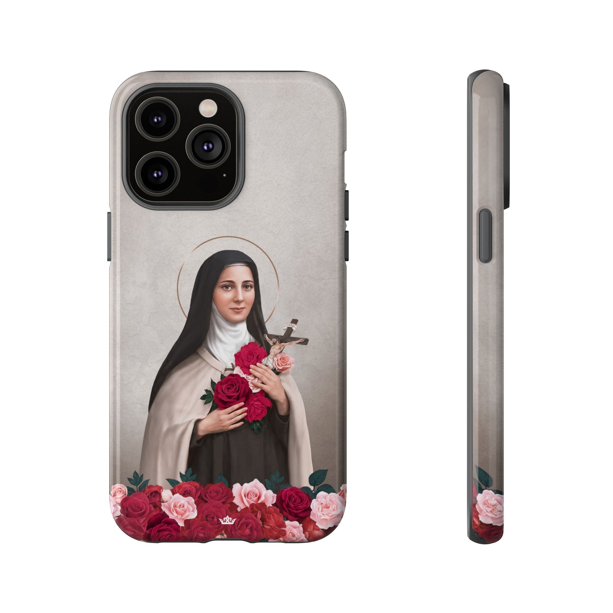 St. Therese of Lisieux Hard Phone Case (Light) Copyright VENXARA