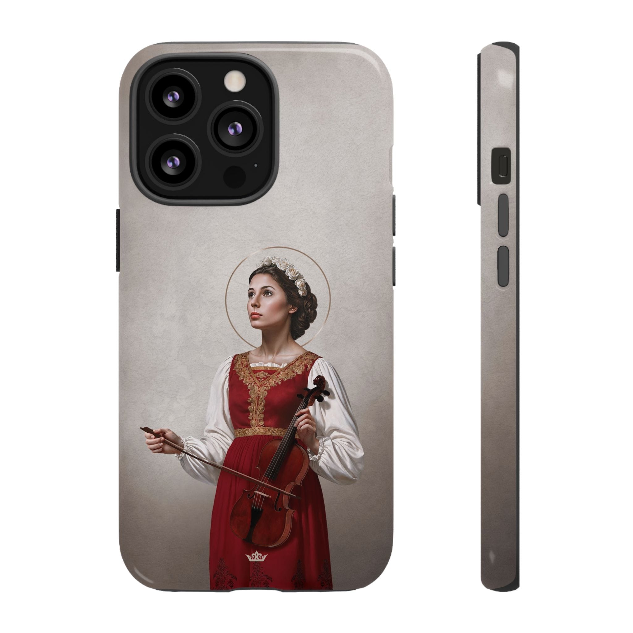 St. Cecilia Hard Phone Case (Light) Copyright VENXARA