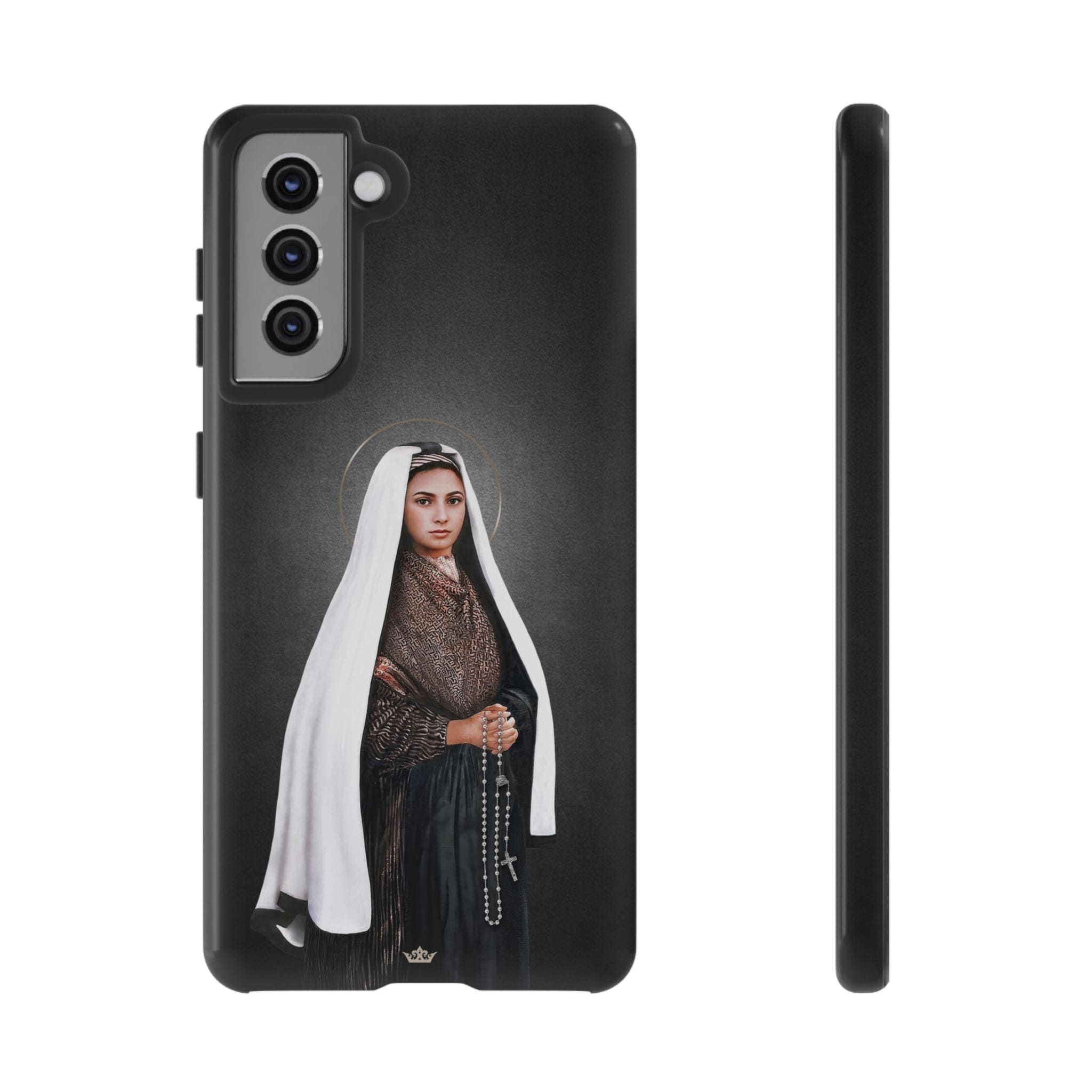 St. Bernadette Hard Phone Case (Dark) Copyright VENXARA