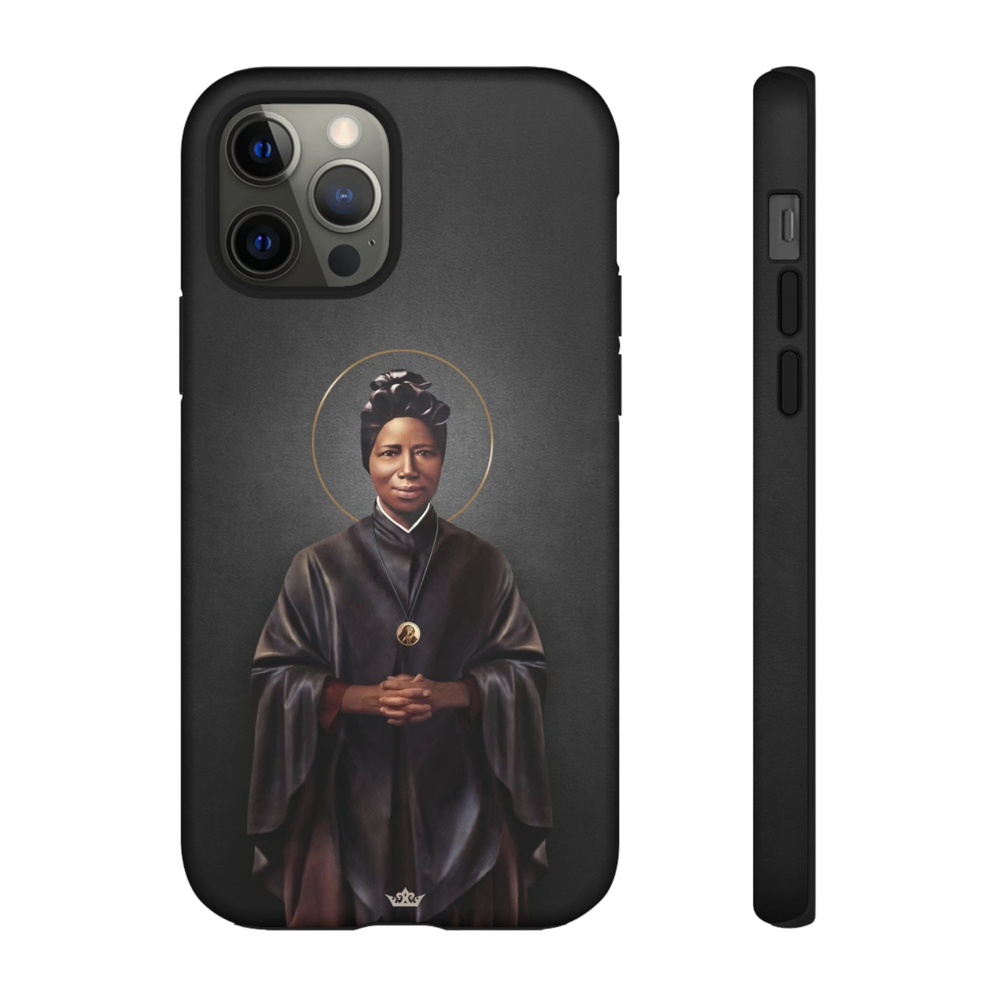 St. Josephine Bakhita Hard Phone Case (Dark)
