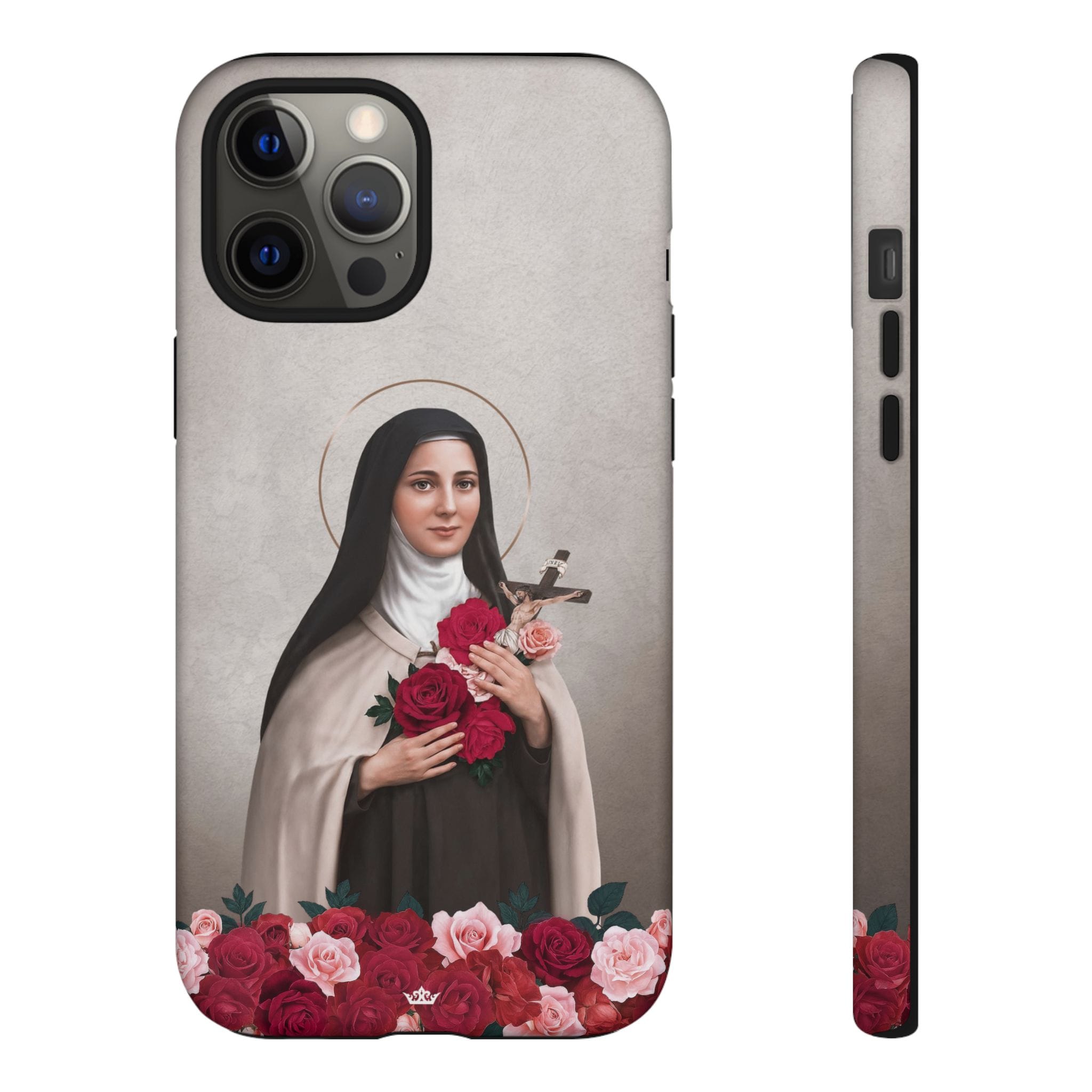 St. Therese of Lisieux Hard Phone Case (Light) Copyright VENXARA