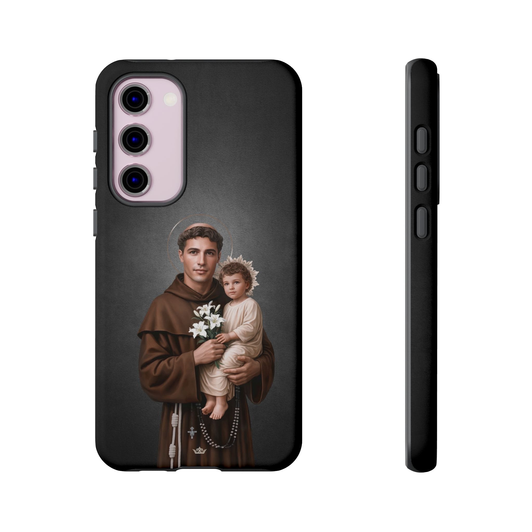 St. Anthony of Padua Hard Phone Case (Dark) Copyright VENXARA