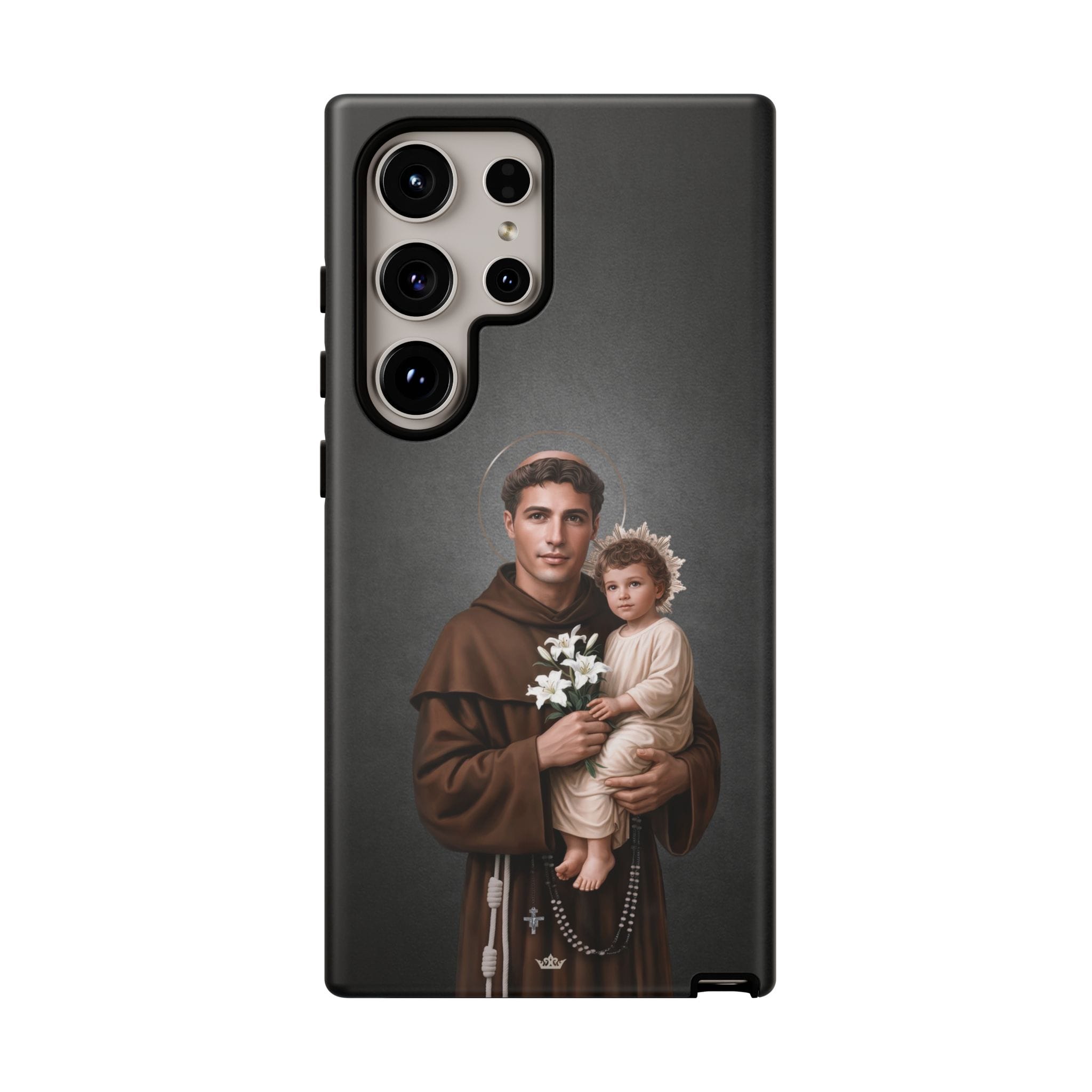 St. Anthony of Padua Hard Phone Case (Dark) Copyright VENXARA