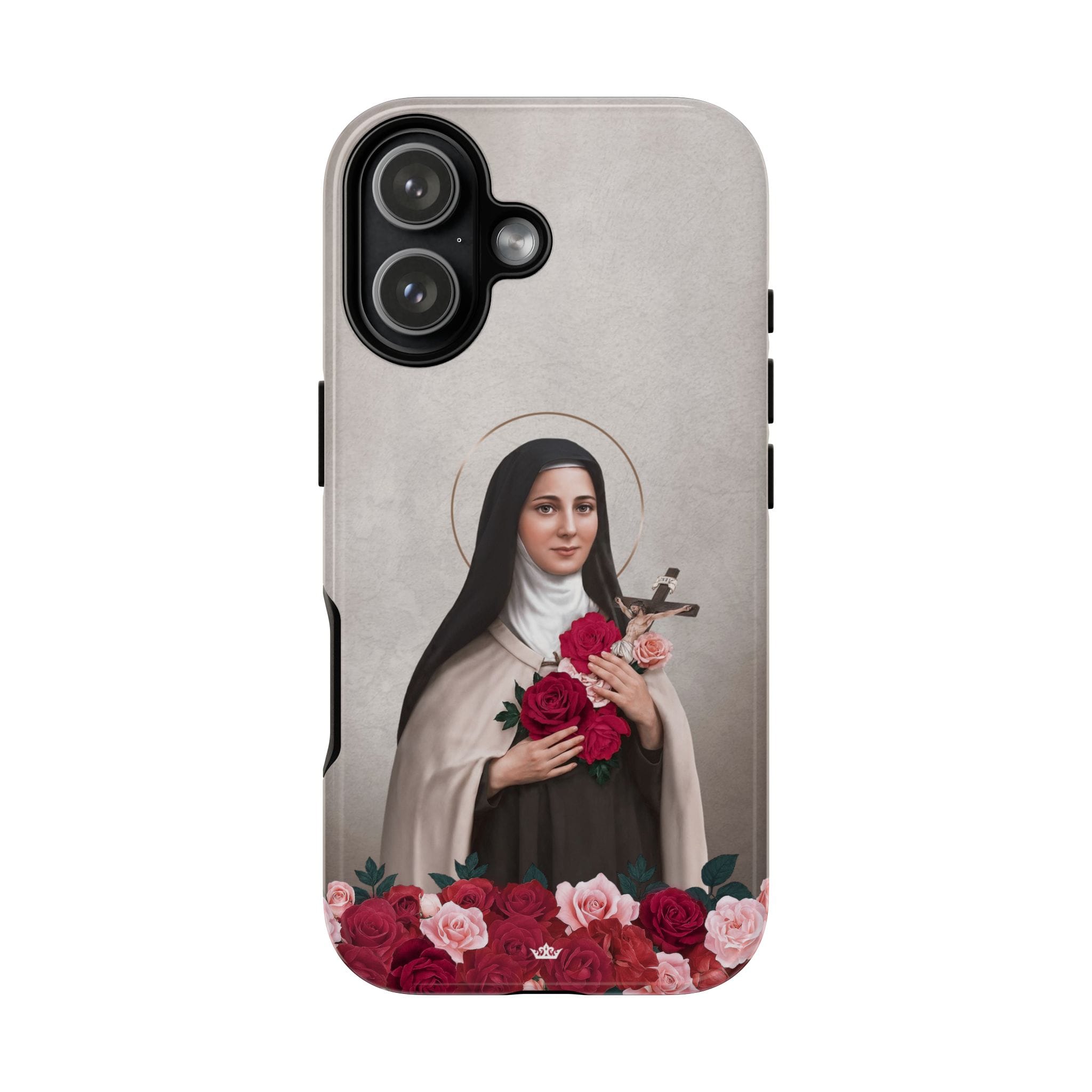 St. Therese of Lisieux Hard Phone Case (Light) Copyright VENXARA