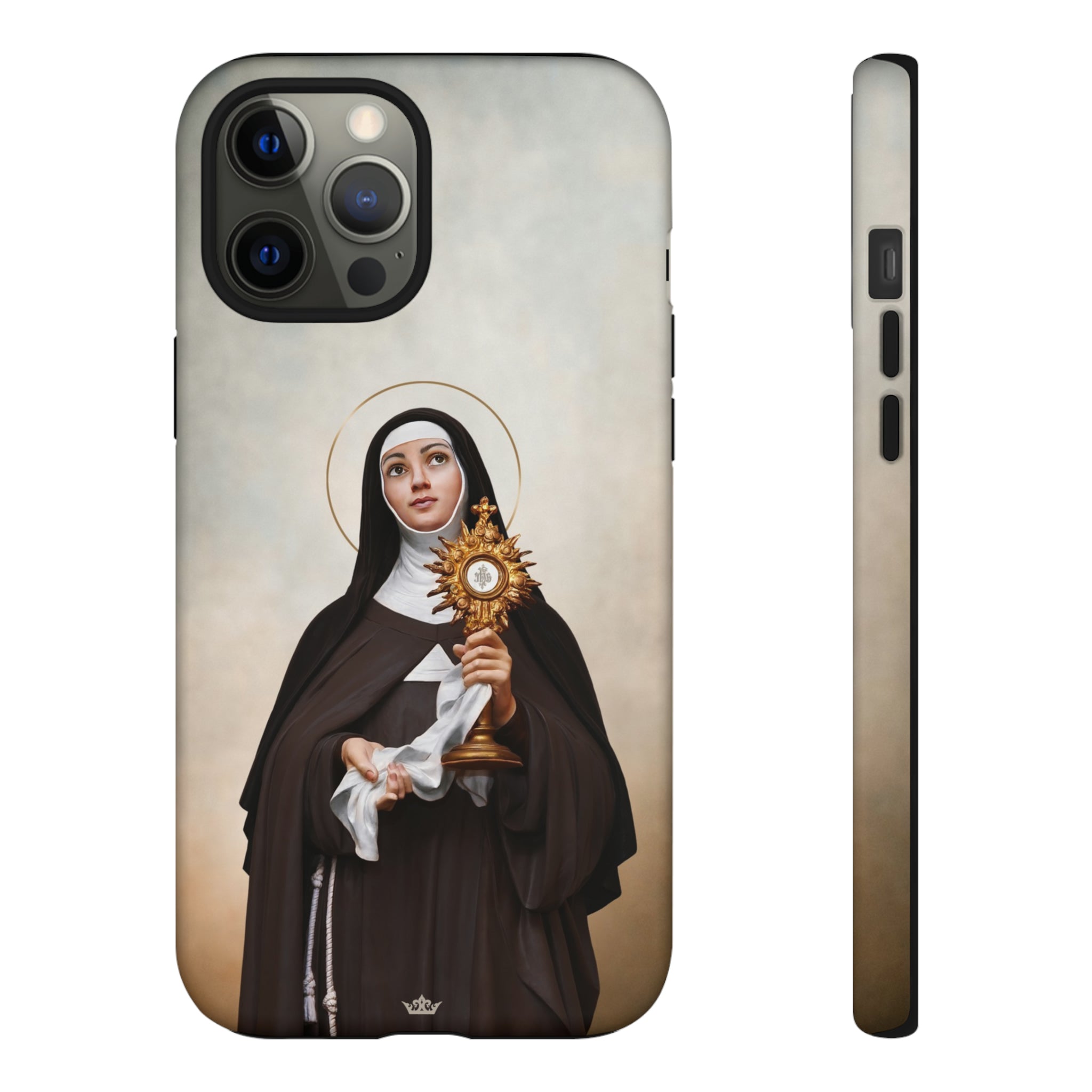 St. Clare of Assisi Hard Phone Case (Light)
