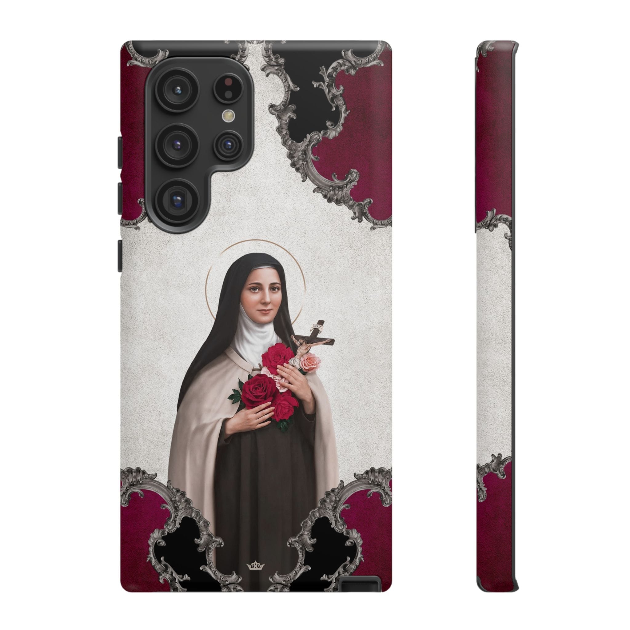 St. Therese of Lisieux Hard Phone Case (Baroque) Copyright VENXARA