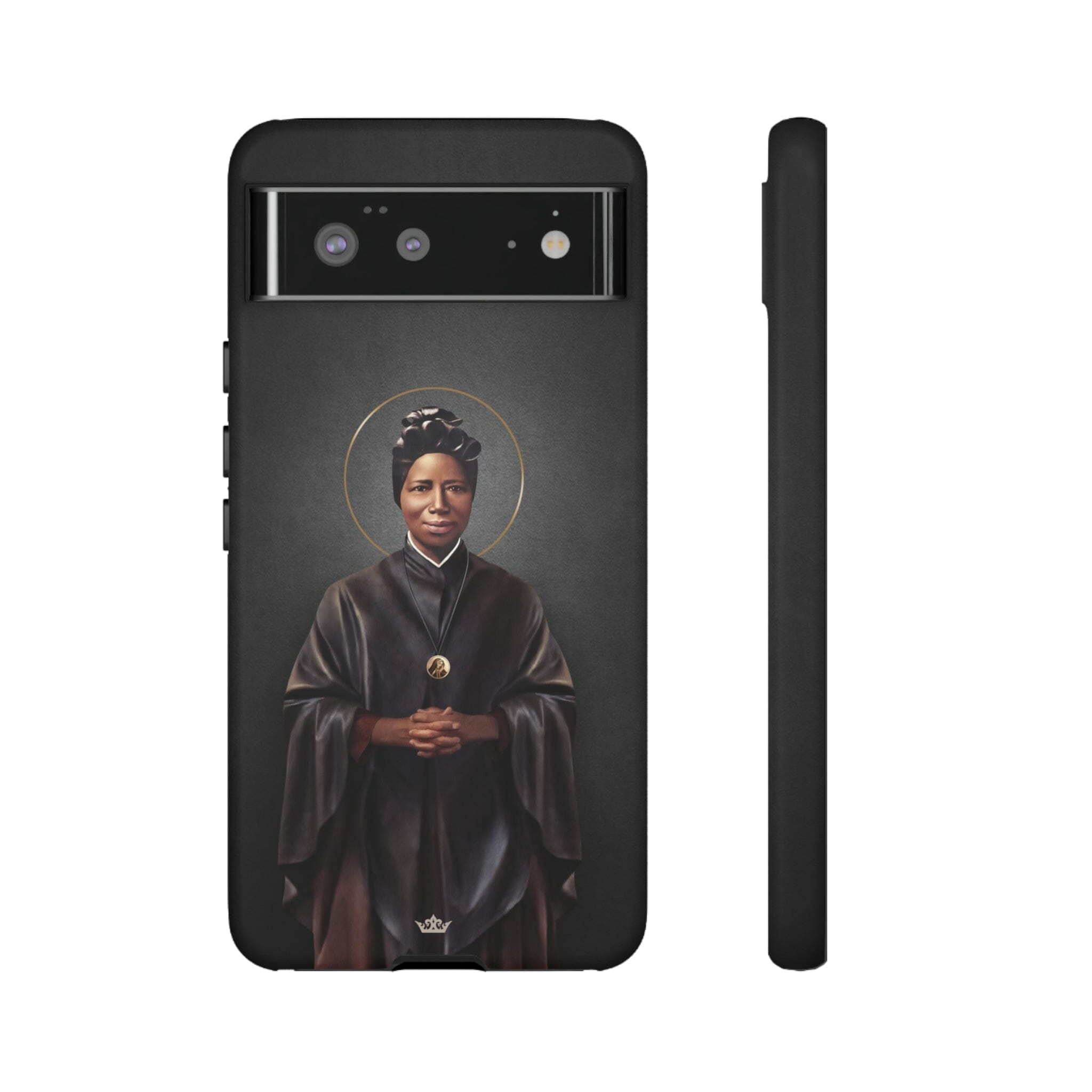 St. Josephine Bakhita Hard Phone Case (Dark)
