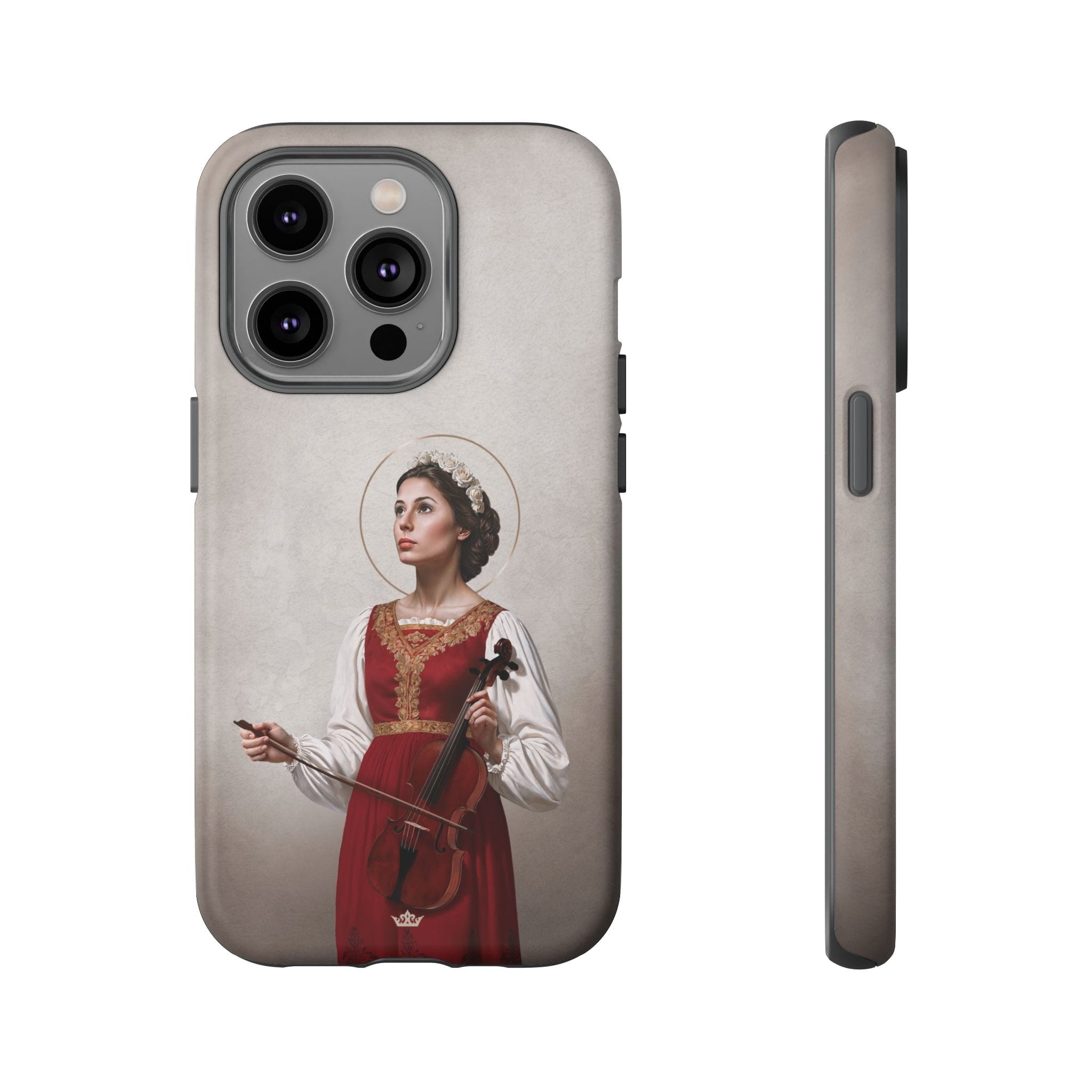 St. Cecilia Hard Phone Case (Light) Copyright VENXARA