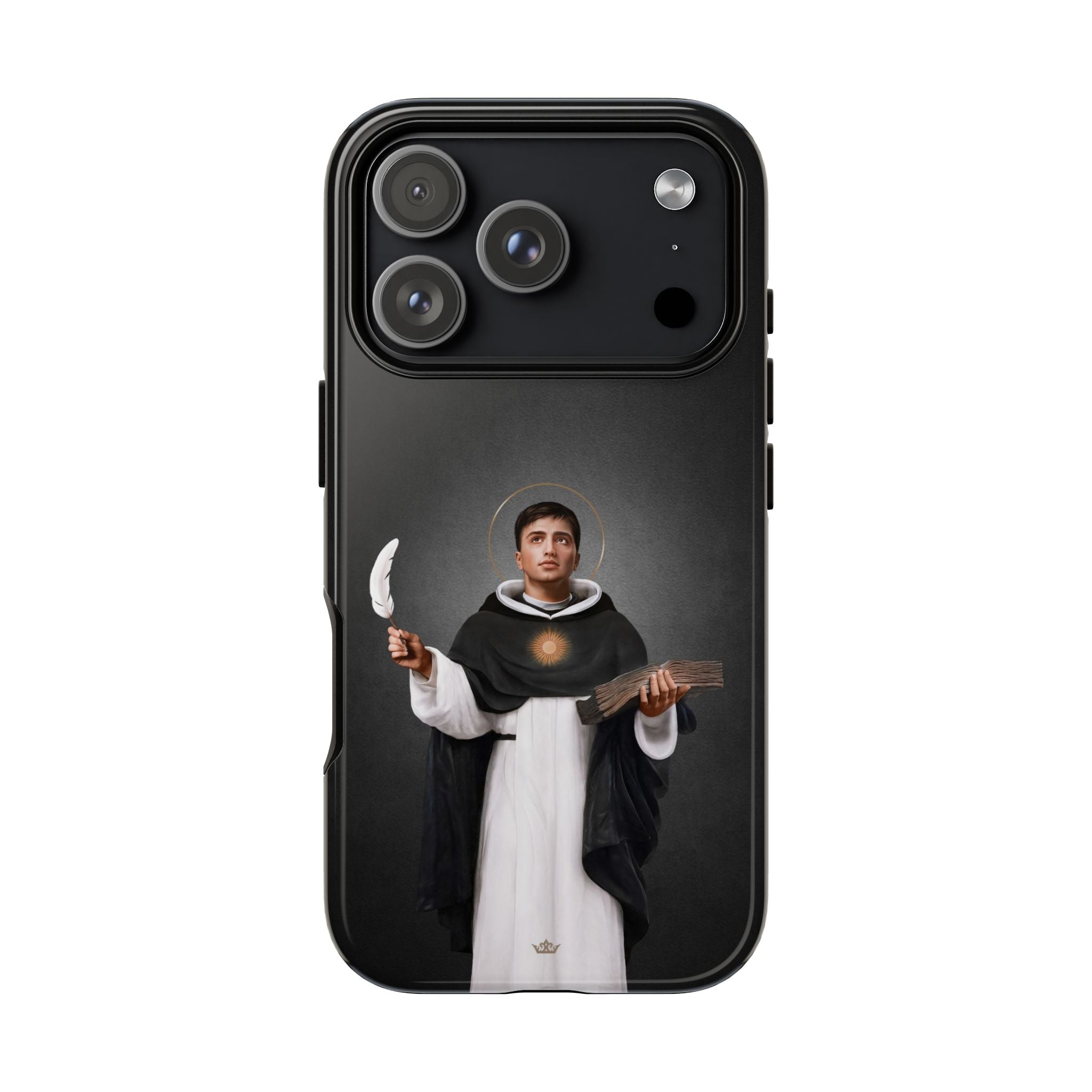St. Thomas Aquinas Hard Phone Case (Dark)