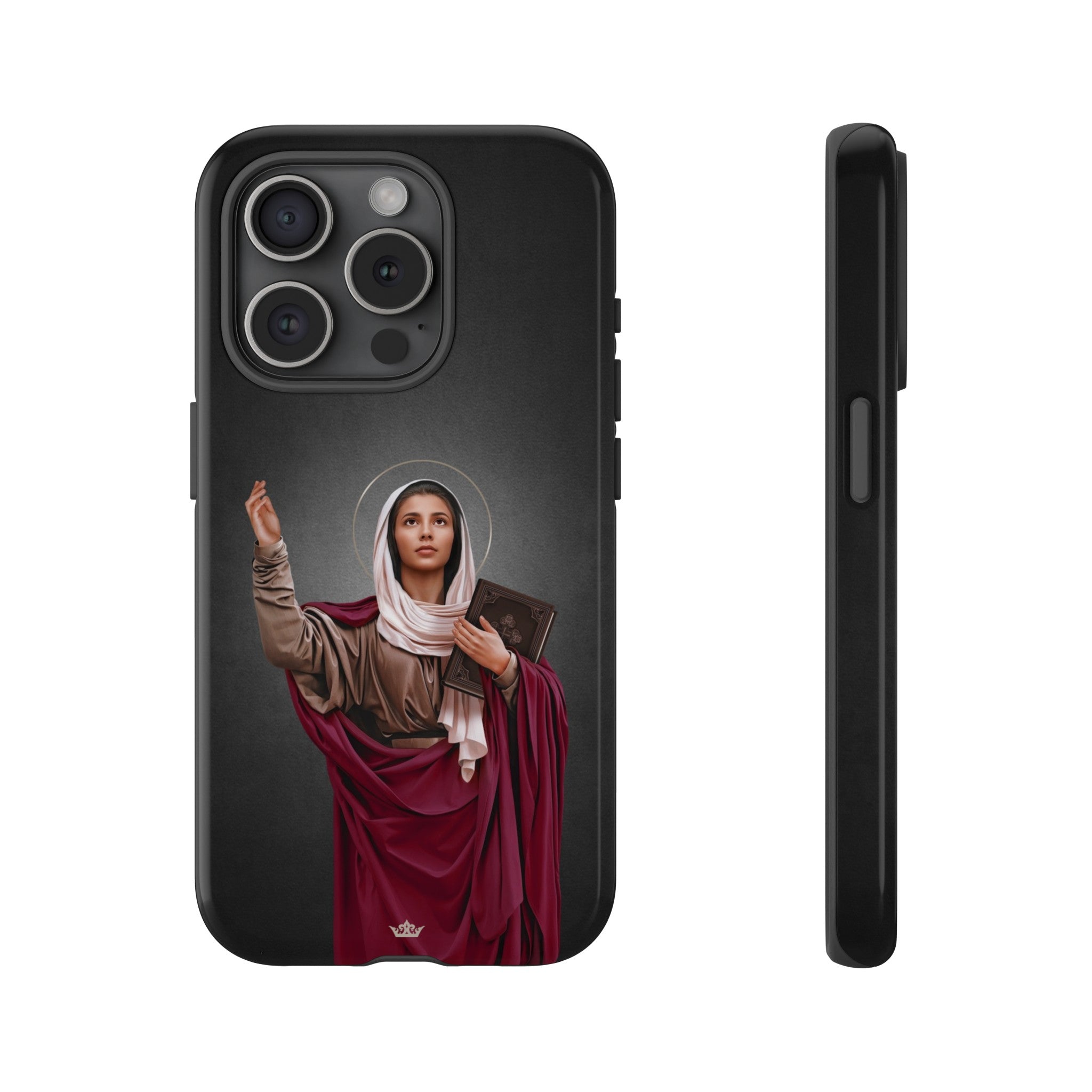 St. Monica Hard Phone Case (Dark)