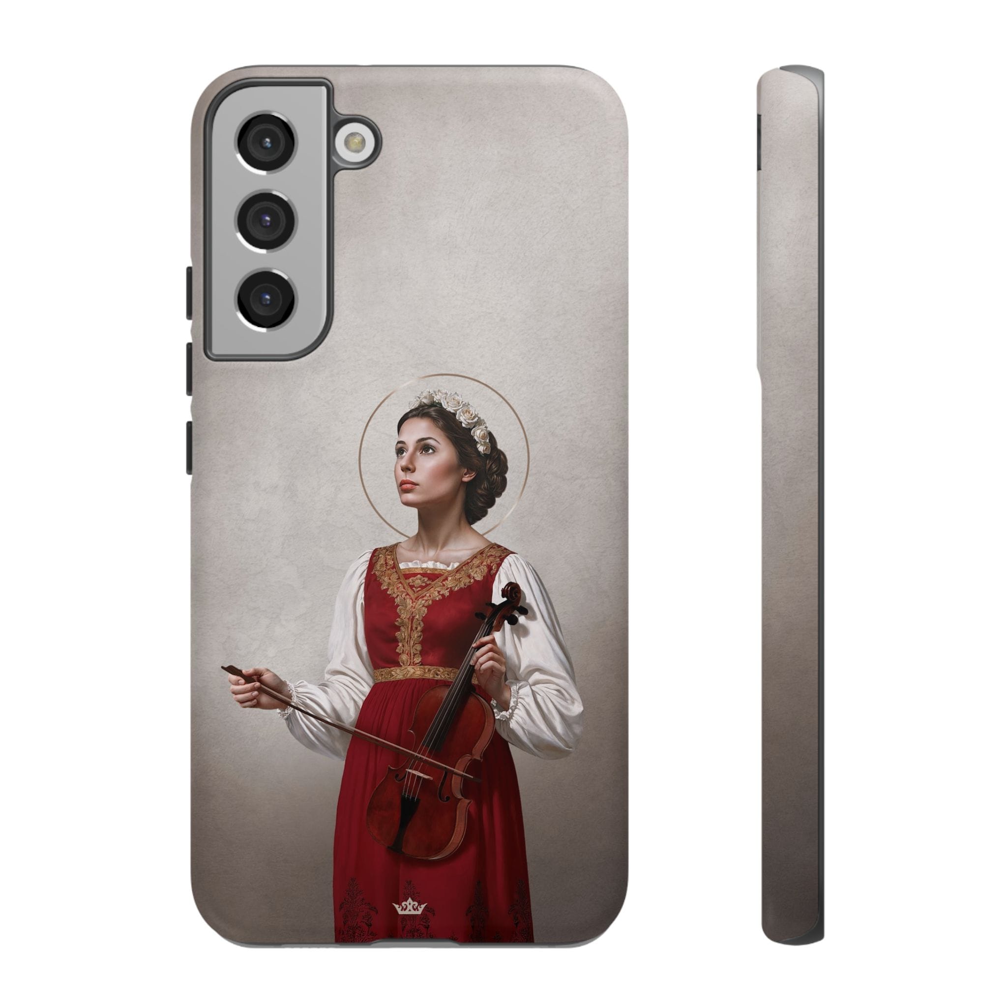 St. Cecilia Hard Phone Case (Light) Copyright VENXARA
