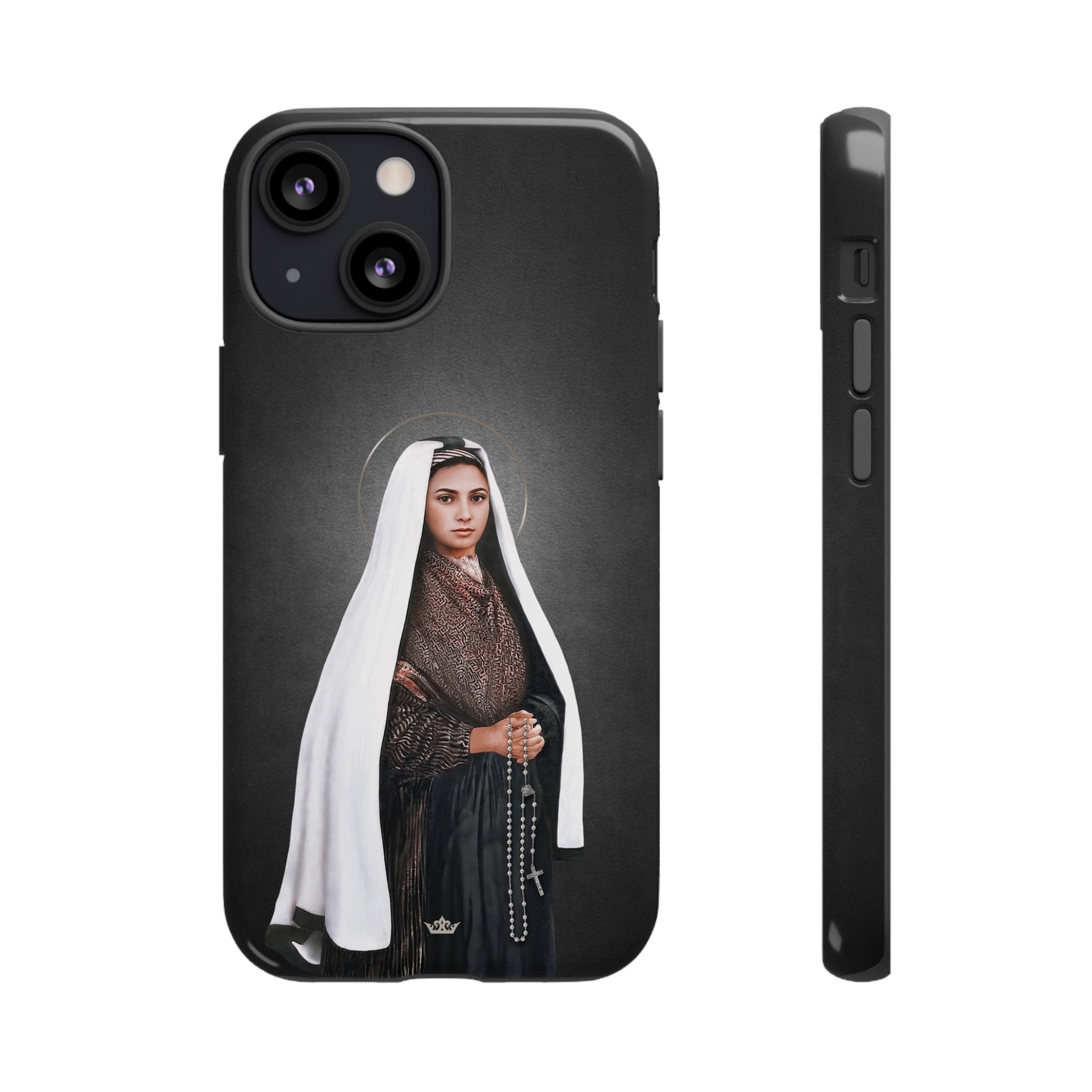 St. Bernadette Hard Phone Case (Dark) Copyright VENXARA