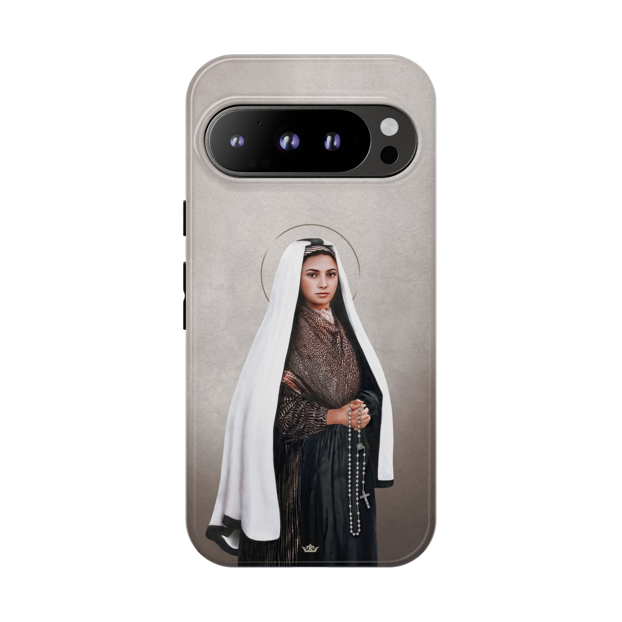 St. Bernadette Hard Phone Case (Light) Copyright VENXARA