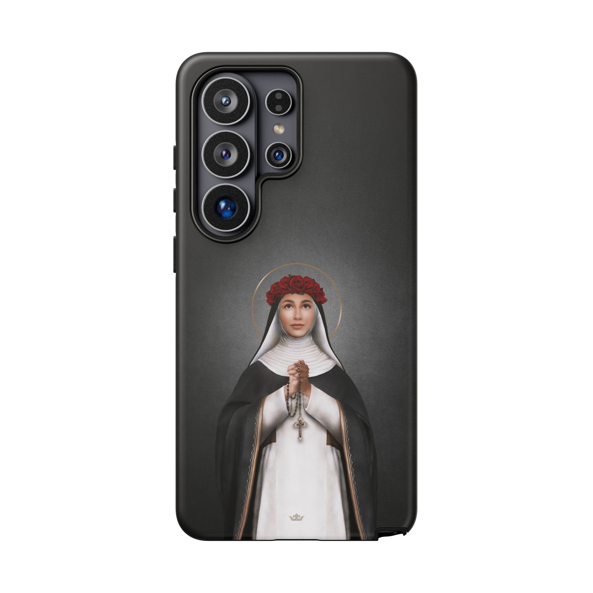 St. Rose of Lima Hard Phone Case (Dark)