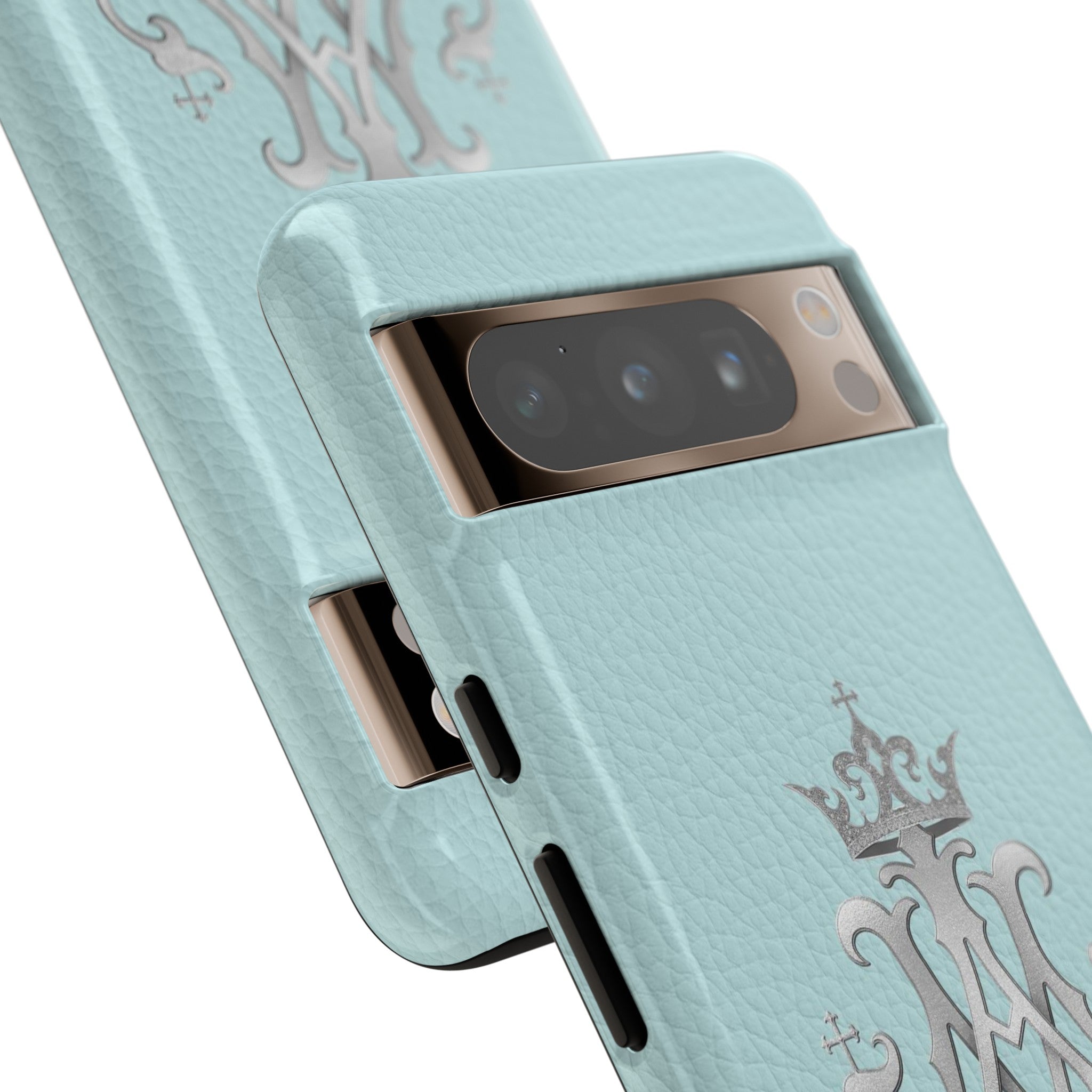 Ave Maria Hard Phone Case (Heavenly Blue)