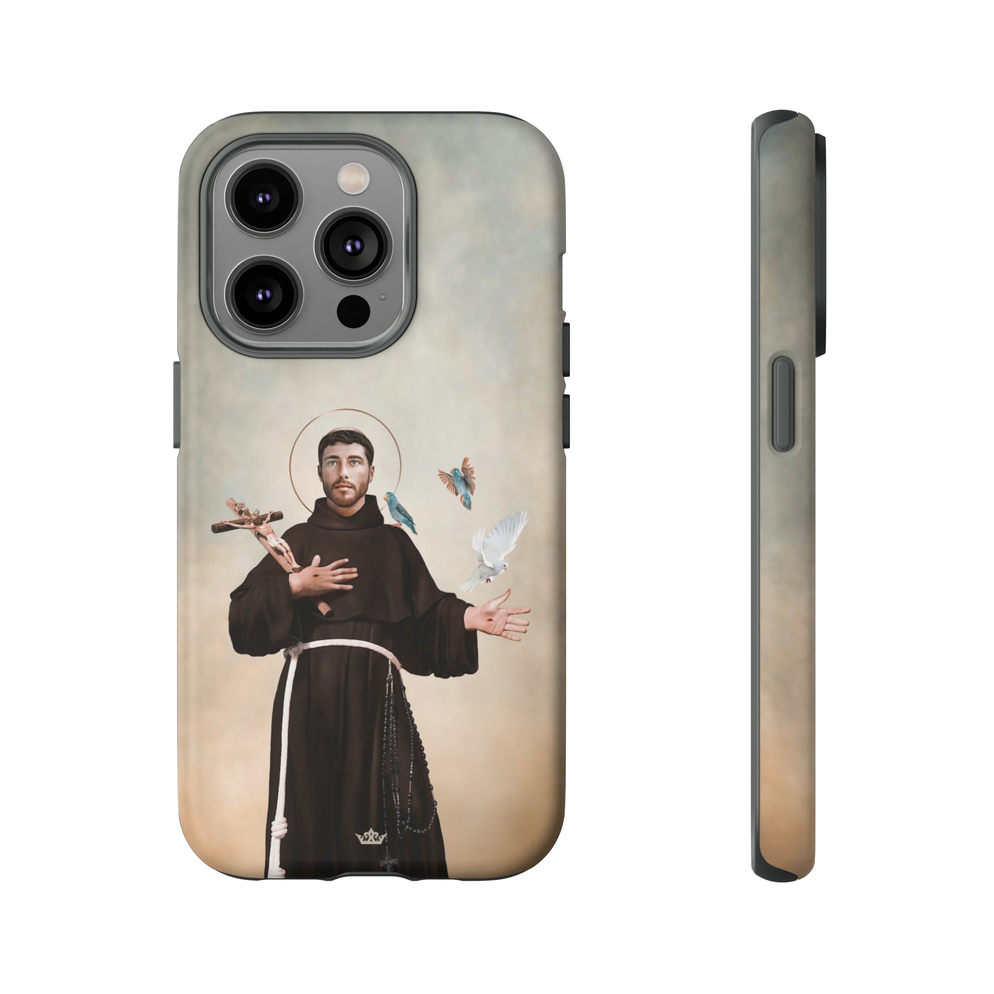 St. Francis of Assisi Hard Phone Case (Light)