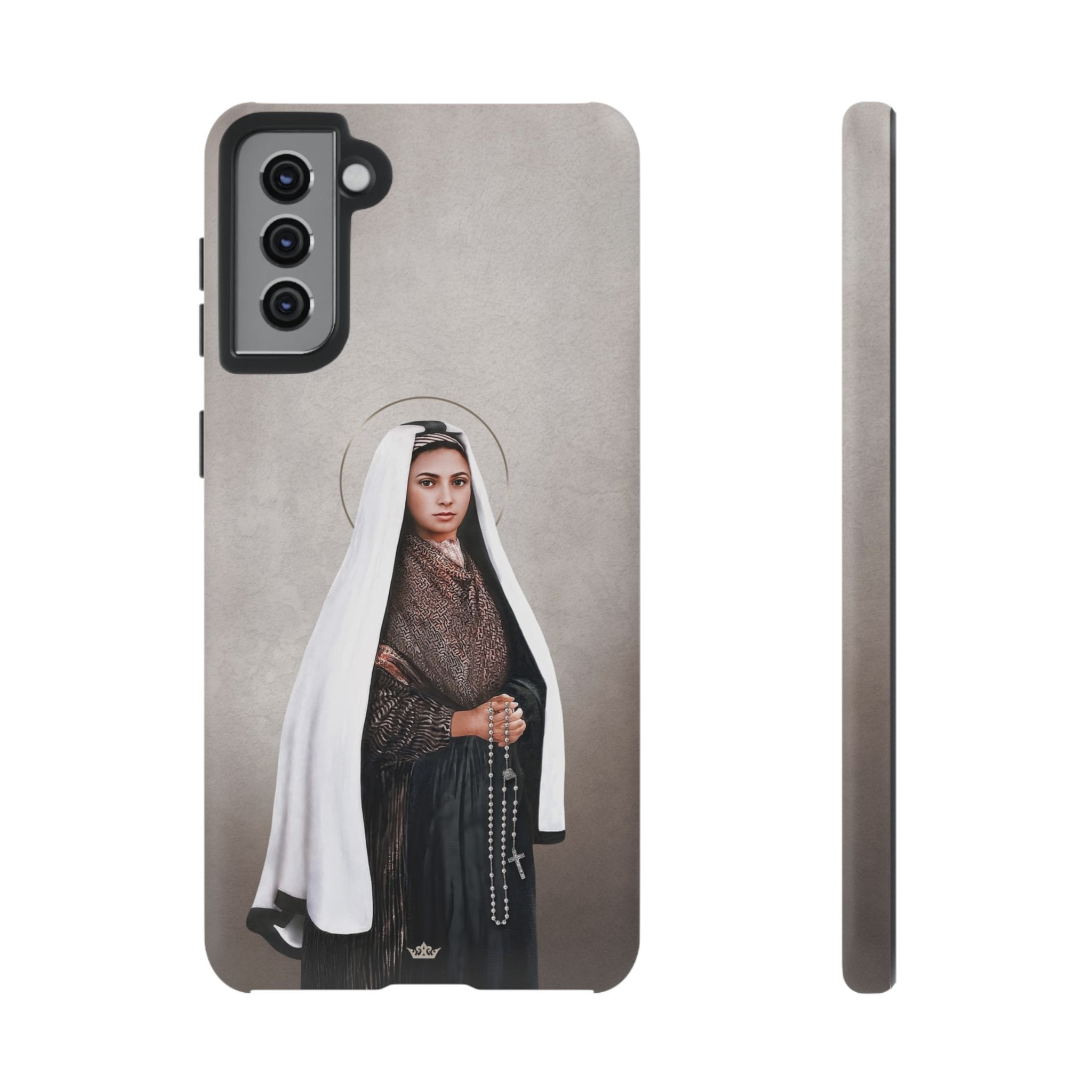 St. Bernadette Hard Phone Case (Light) Copyright VENXARA