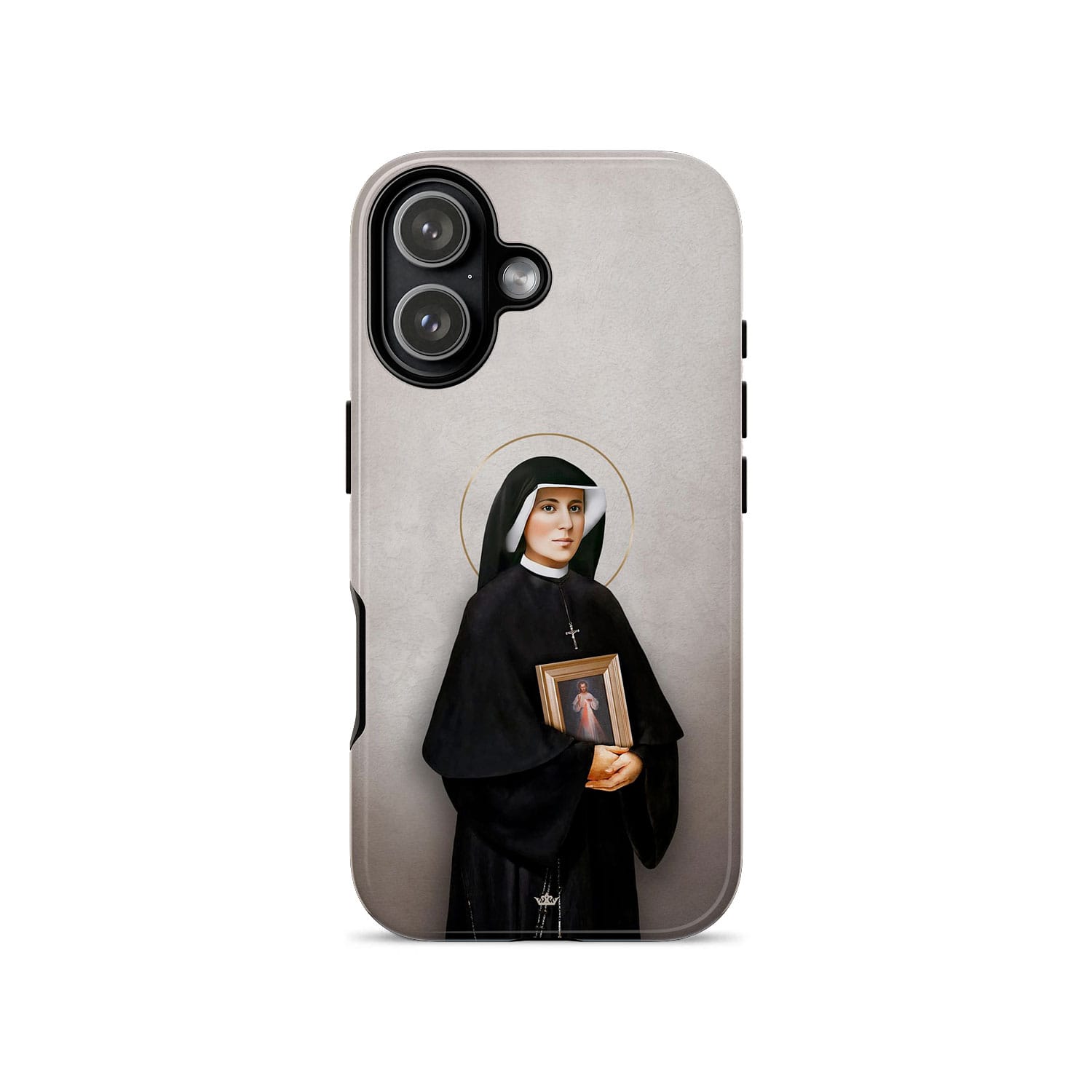 St. Faustina Hard Phone Case (Light) Copyright VENXARA
