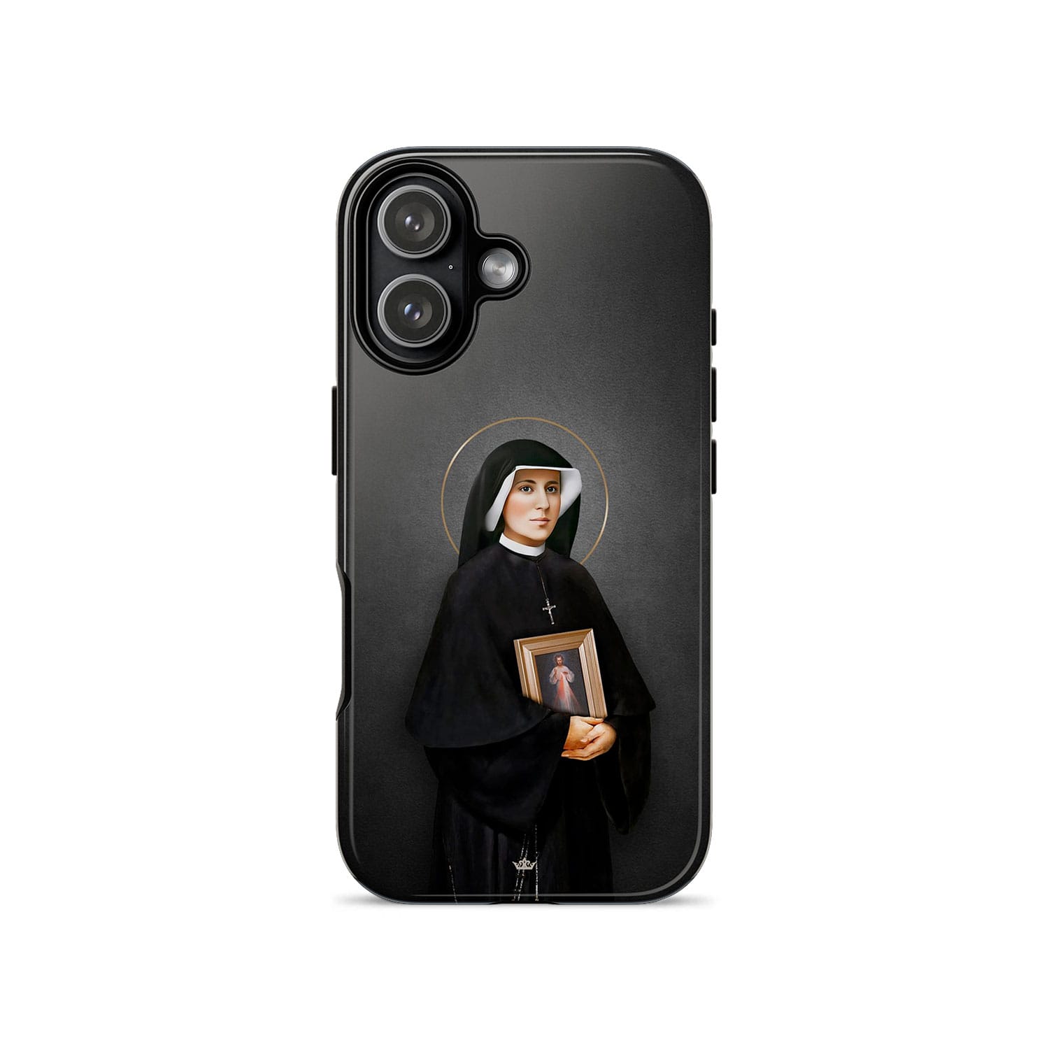 St. Faustina Hard Phone Case (Dark) Copyright VENXARA