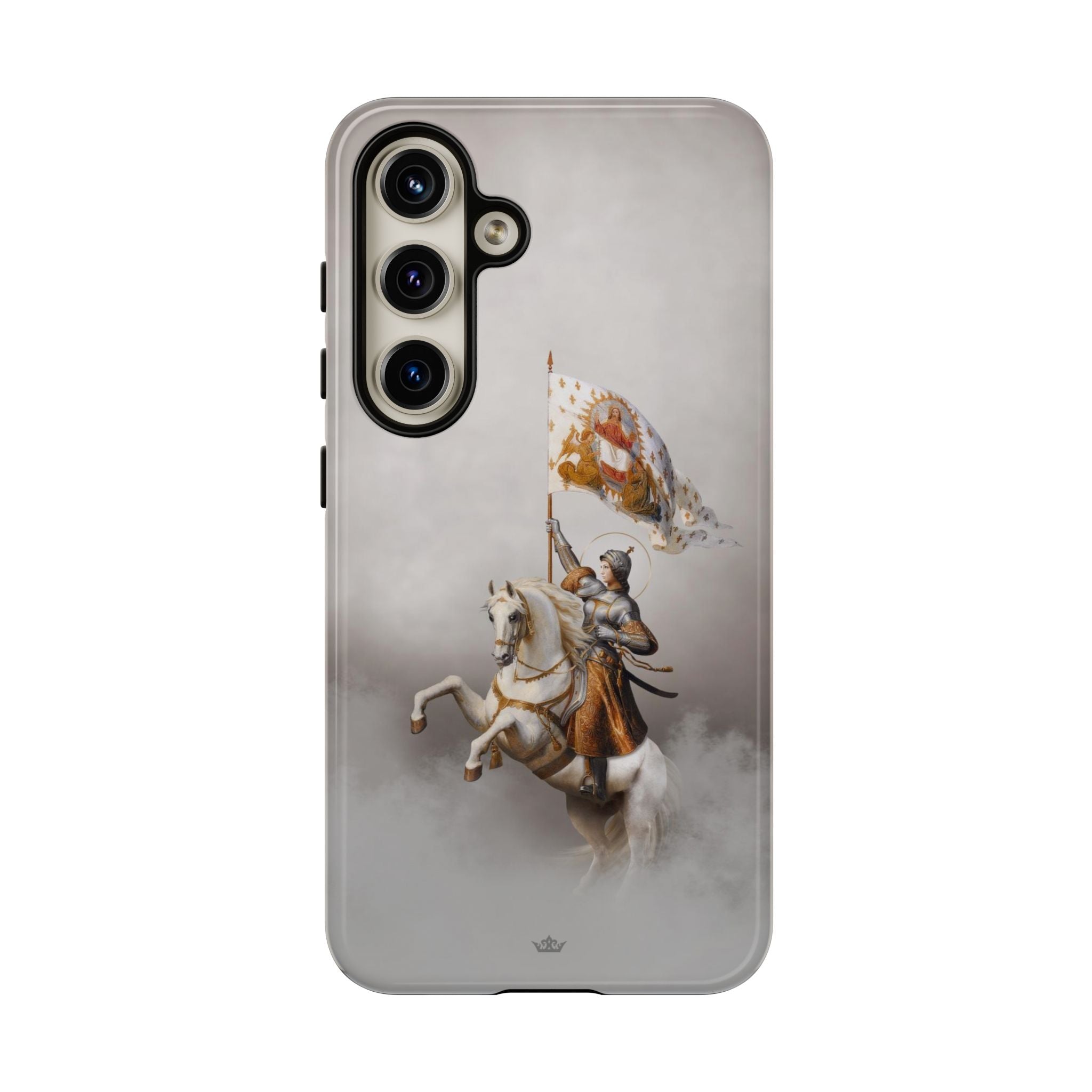 St. Joan of Arc in Battle Hard Phone Case (Light)